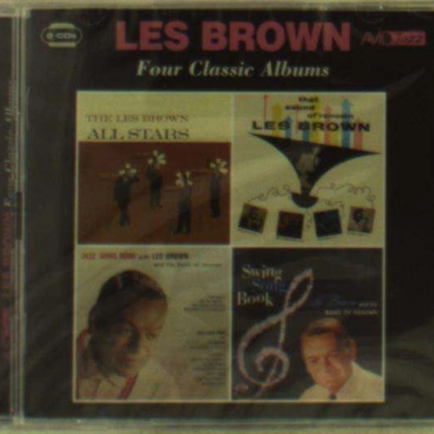 Les Brown CD - Four Classic Albums (The Les Brown All Stars / That Sound Of Renown / Jazz Song Book / Swing Song Book)