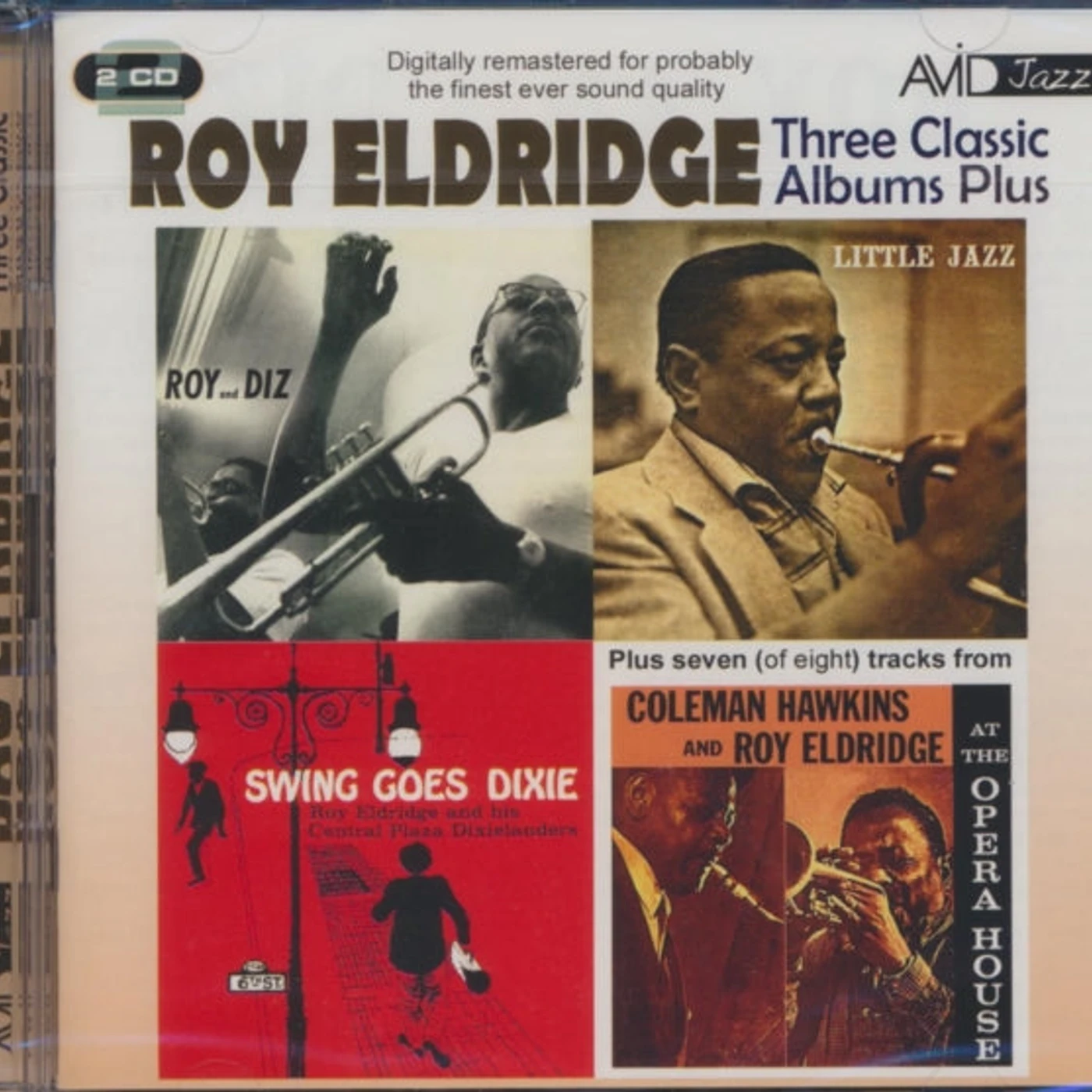 Roy Eldridge CD - Three Classic Albums Plus (Roy And Diz / Little Jazz / Swing Goes Dixie)