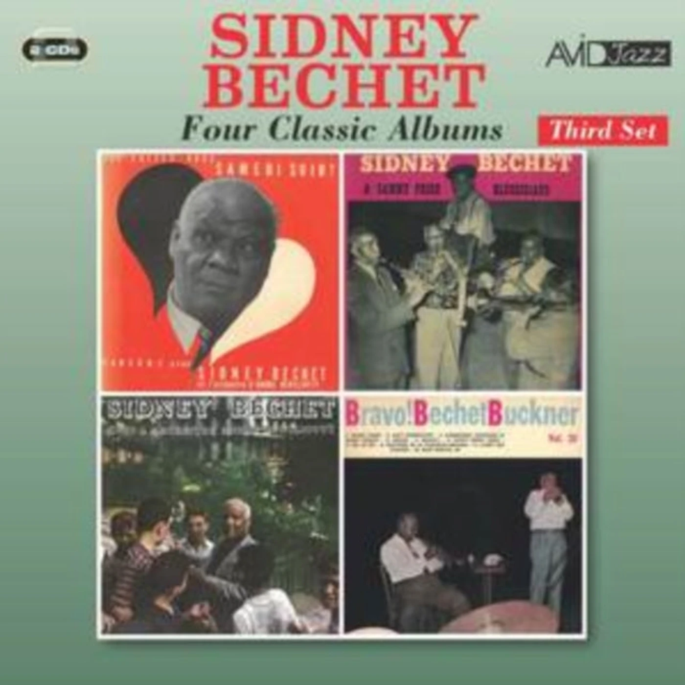 Sidney Bechet CD - Four Classic Albums (Que Faites - Vous Samedi Soir? / Sidney Bechet With Sammy Price's Bluesicians / Sidney Bechet With Andre Reweliotty And His Orchestra / Bravo! Sidney Bechet And Teddy Buckner)