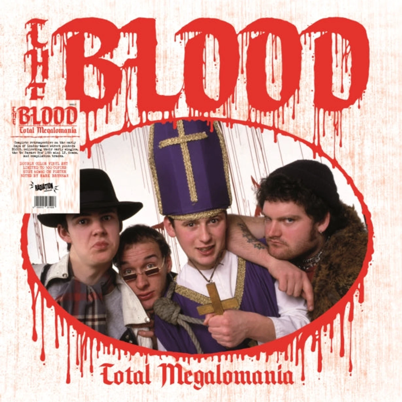 BLOOD LP Vinyl Record - Total Megalomania (Blue/White Vinyl)