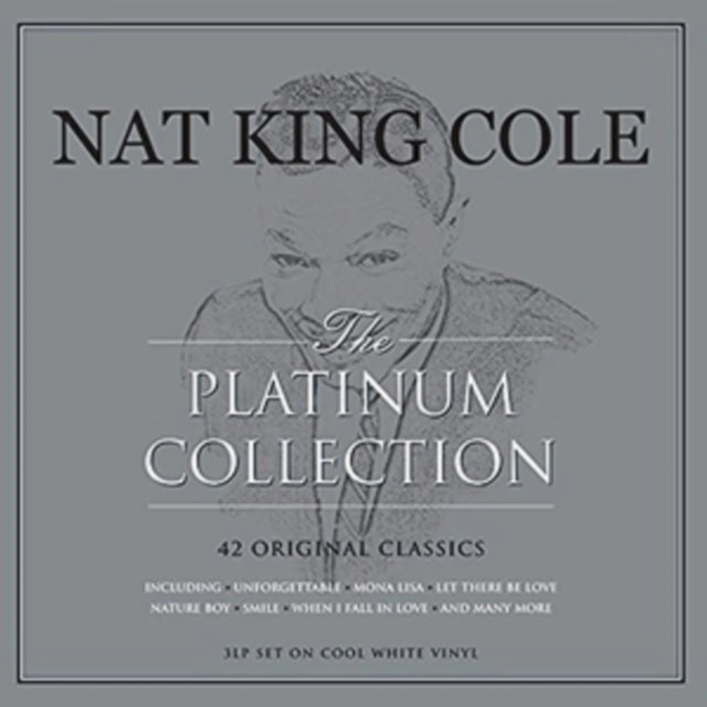 Nat King Cole LP - Platinum Collection (White Vinyl)