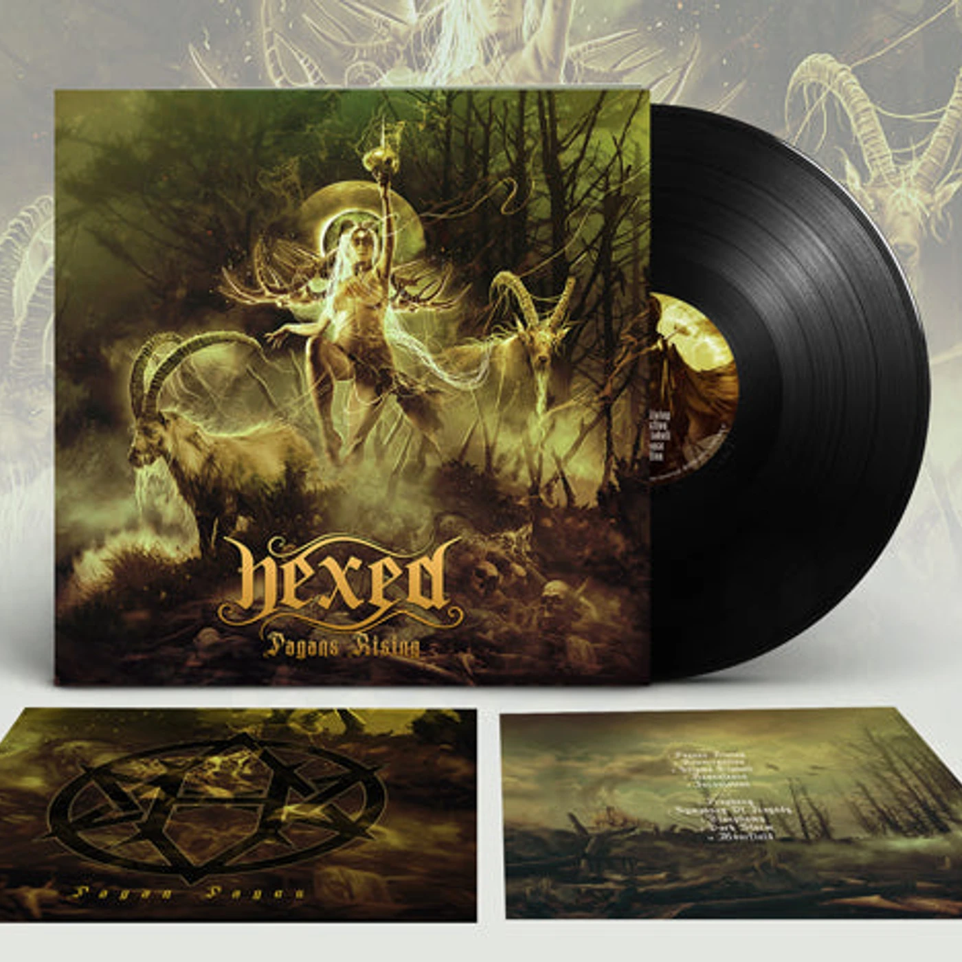 Hexed LP - Pagans Rising (Black Vinyl + 2 Booklets)