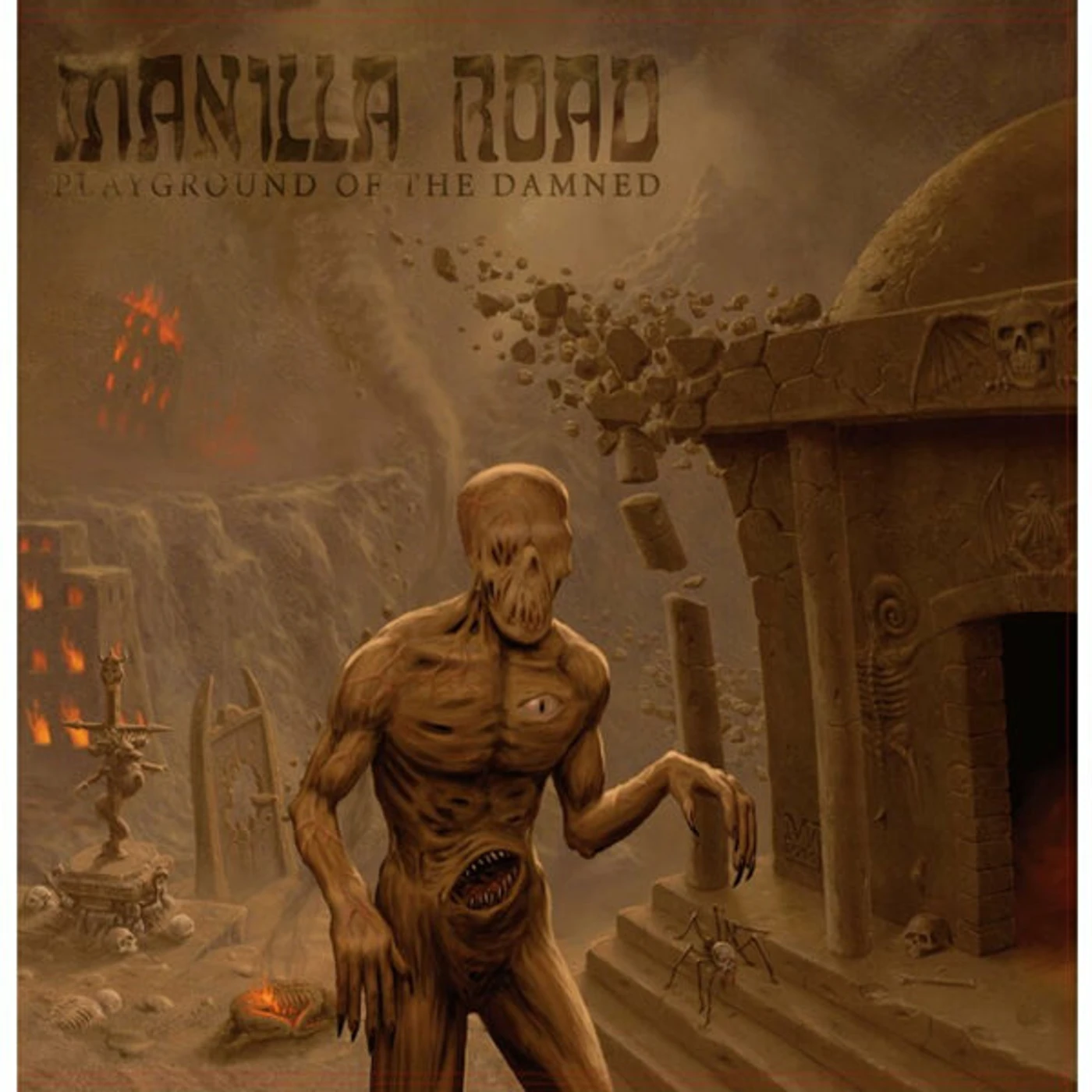 Manilla Road LP - Playground Of The Damned (Mixed Vinyl)