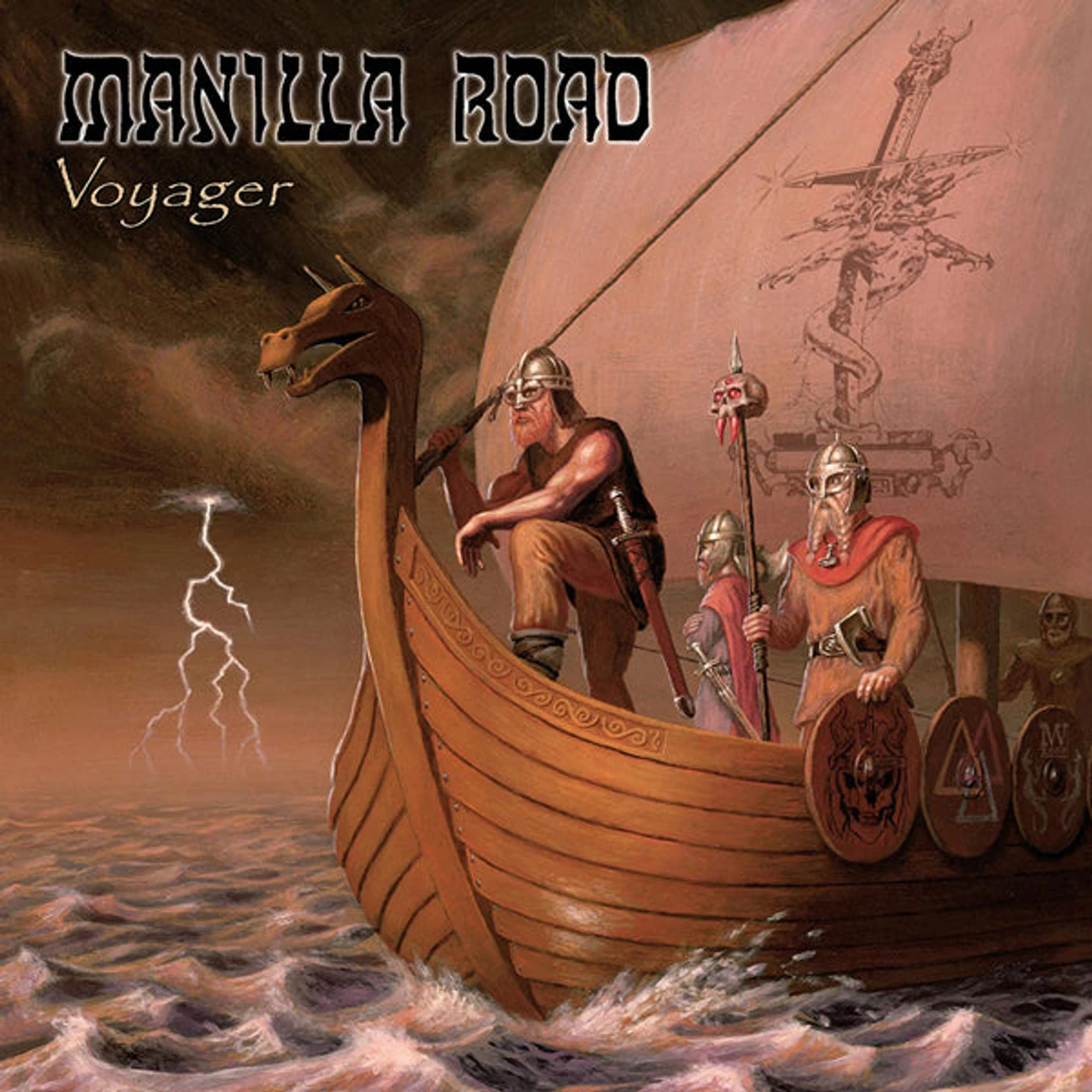 Manilla Road LP - Voyager (Silver Vinyl)(+10")