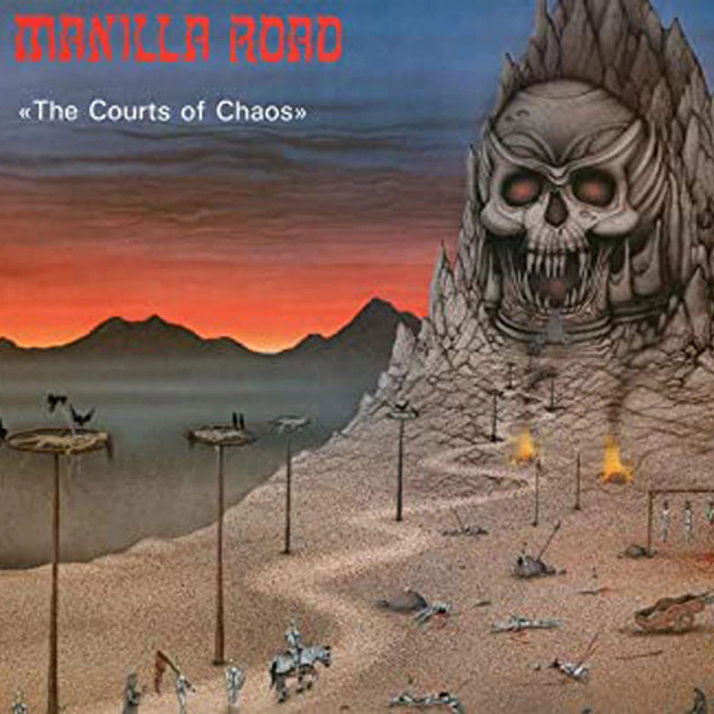 Manilla Road LP - The Courts Of Chaos (Vinyl)
