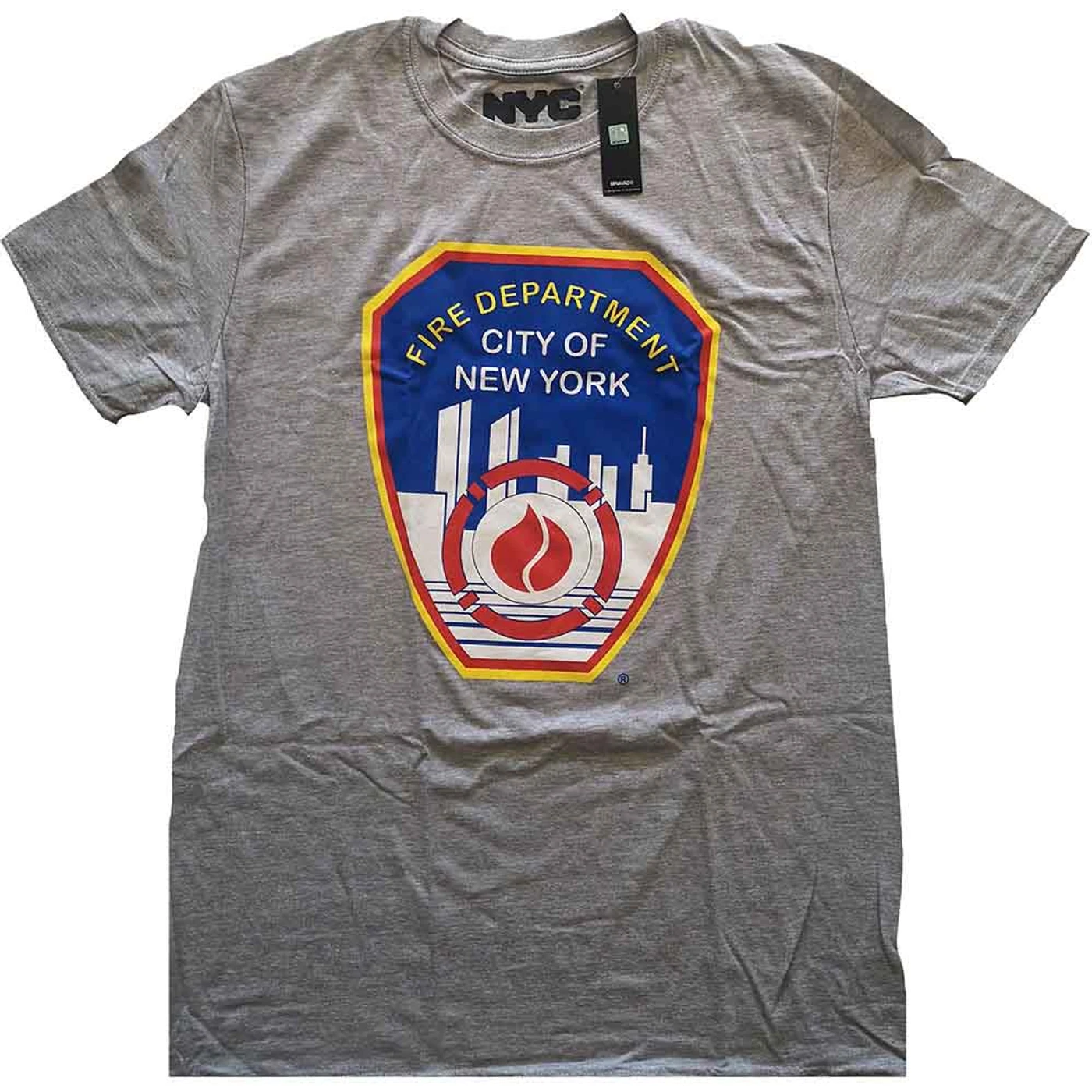 NYC T Shirt - Fire Dept Badge