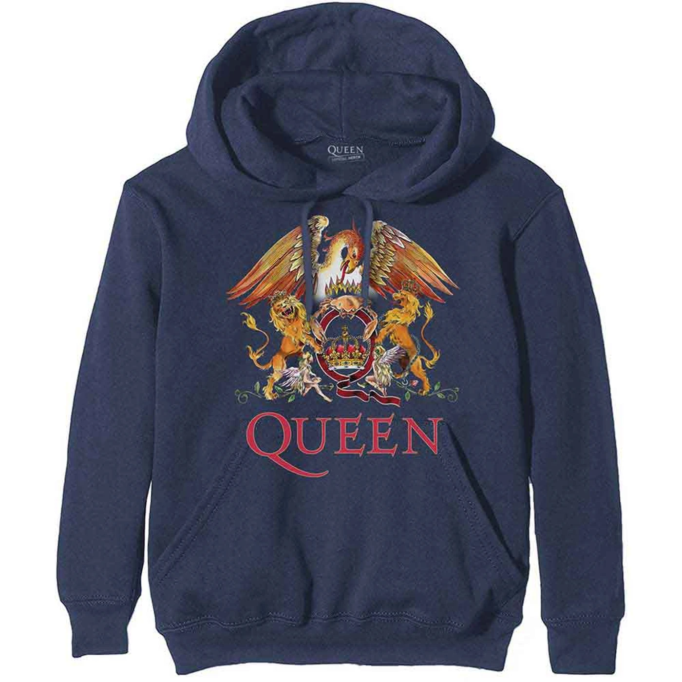 Queen Pullover Hoodie - Classic Crest