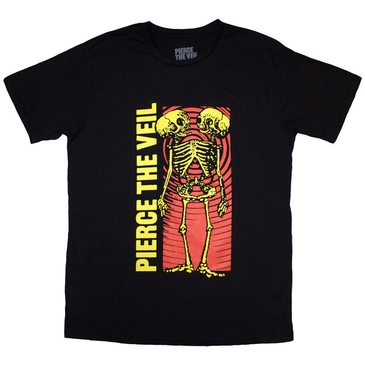 Pierce The Veil T Shirt - Wavy Skeleton
