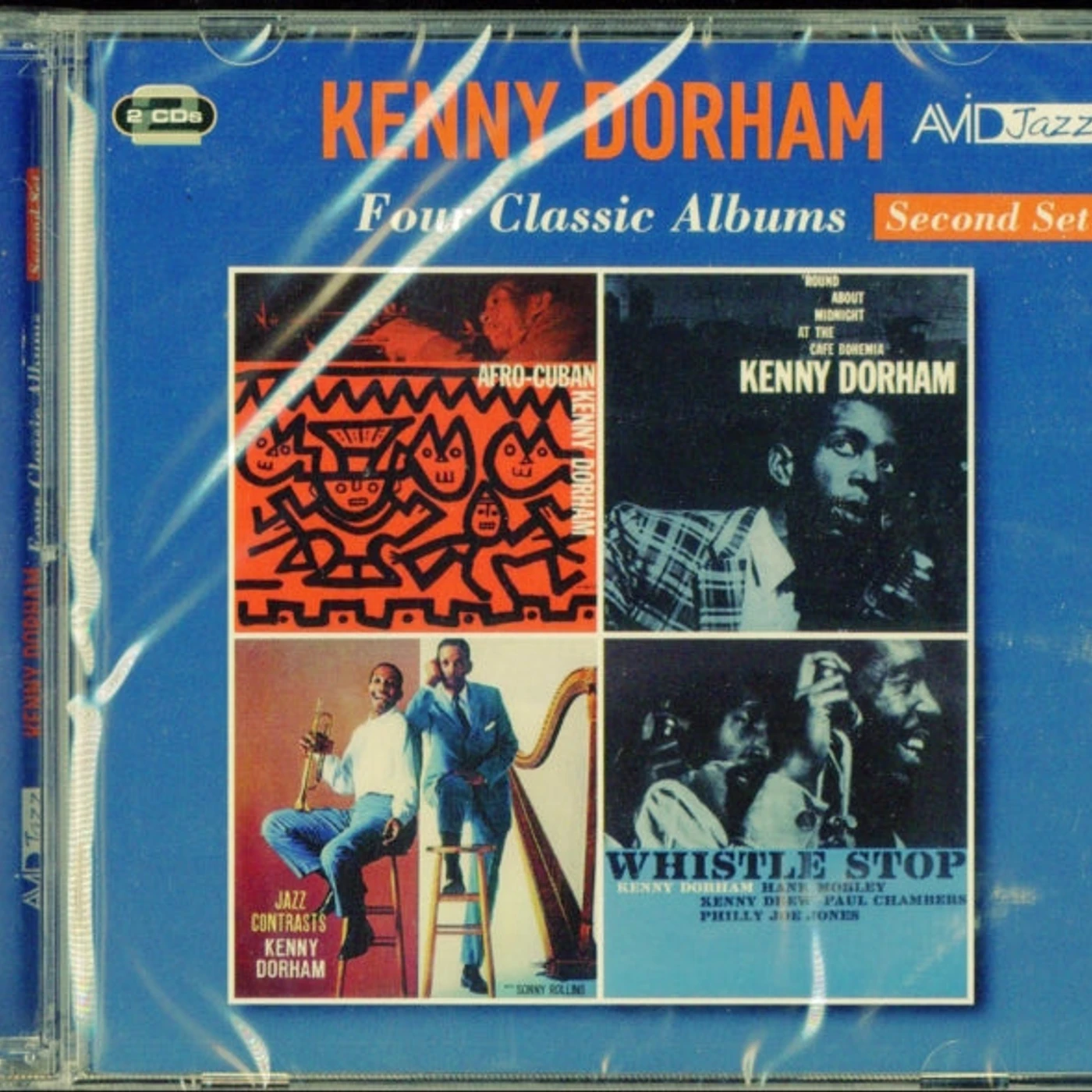 Kenny Dorham CD - Four Classic Albums (Afro-Cuban / Round About Midnight At The Cafe Bohemia / Jazz Contrasts / Whistle Stop)