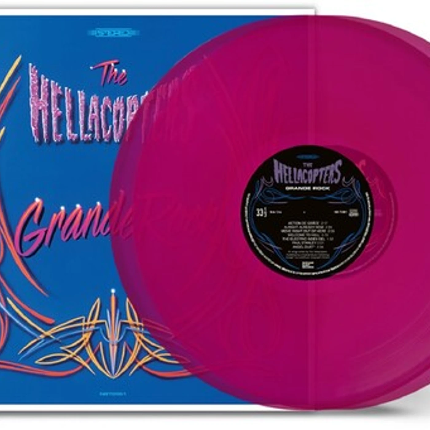 The Hellacopters LP Vinyl - Grande Rock Revisited - Trans Purple (Colv) (Gate)