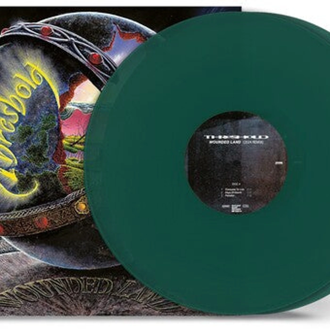 Threshold LP Vinyl - Wounded Land (Remixed & Remastered) - Green (Colv)