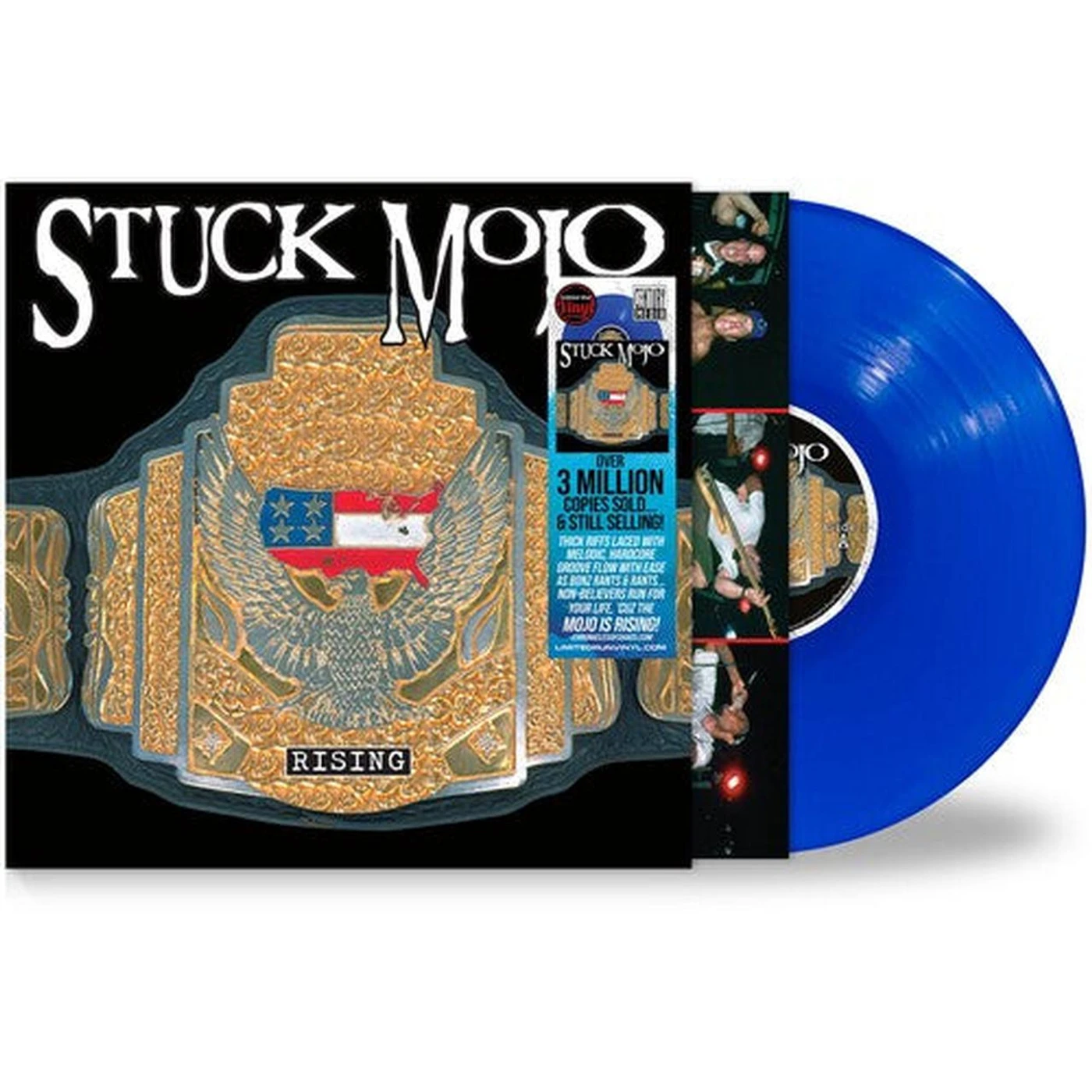 Stuck Mojo LP Vinyl - Rising - Royal Blue (Colv) (Ltd) (Rybl)