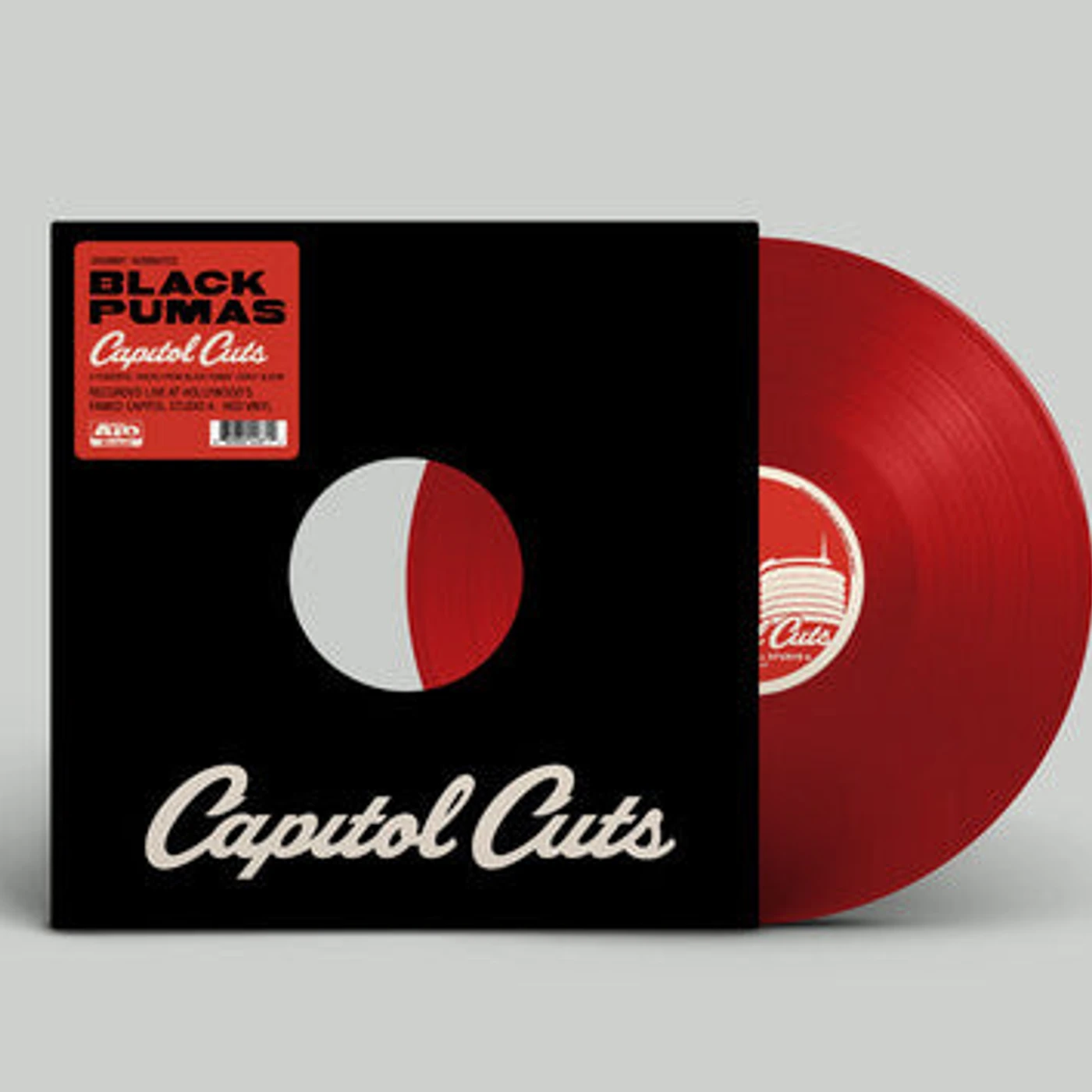 Black Pumas LP Vinyl - Capitol Cuts - Live From Studio A (Colv) (Red)