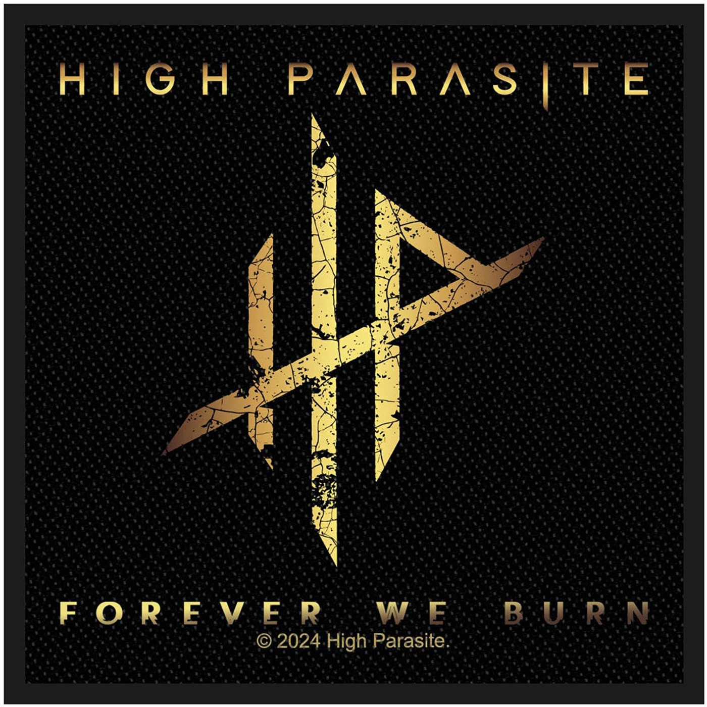 High Parasite Patches-Woven Sew On - Let There Be Rock