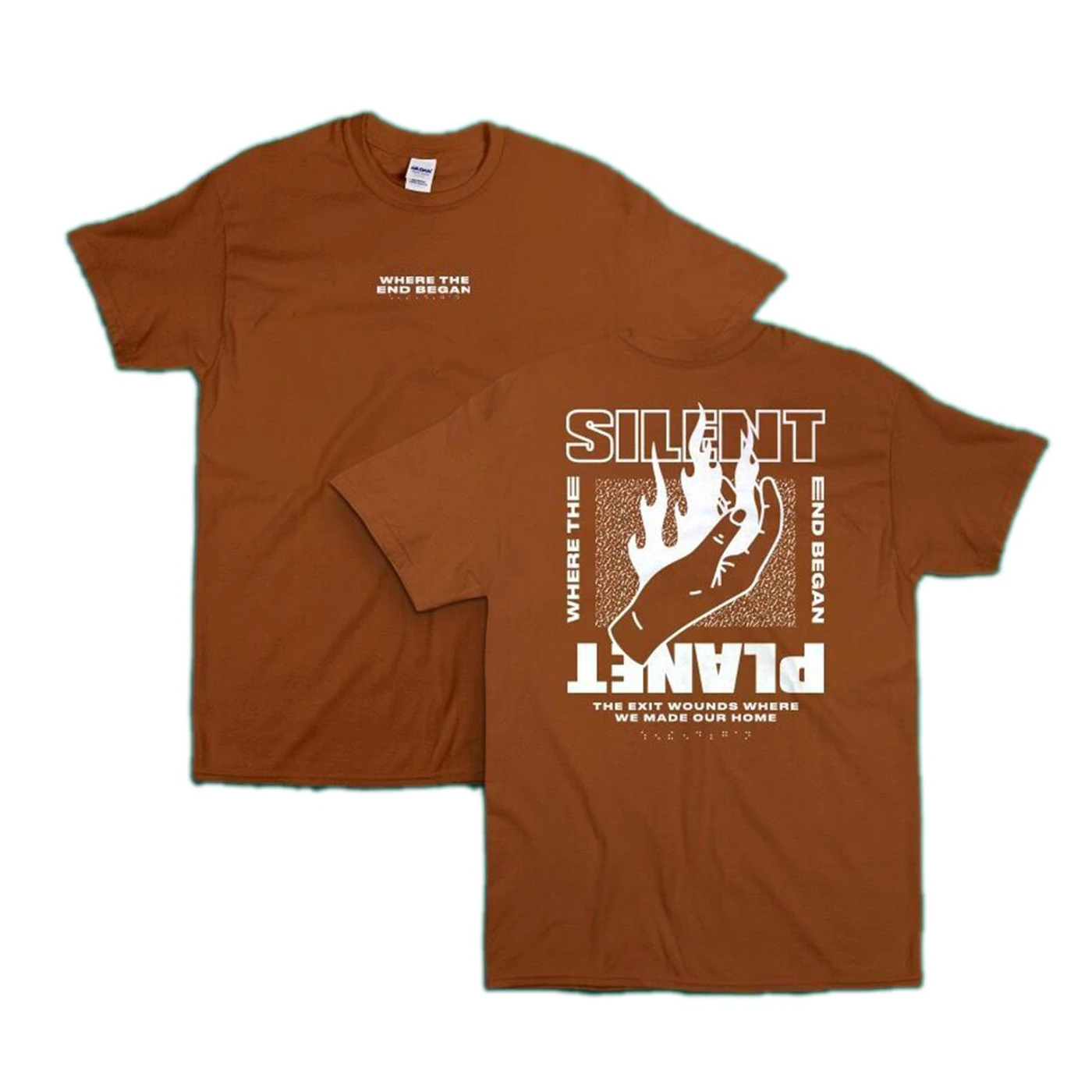 Silent Planet AFTER DUSK BURNT ORANGE TEE