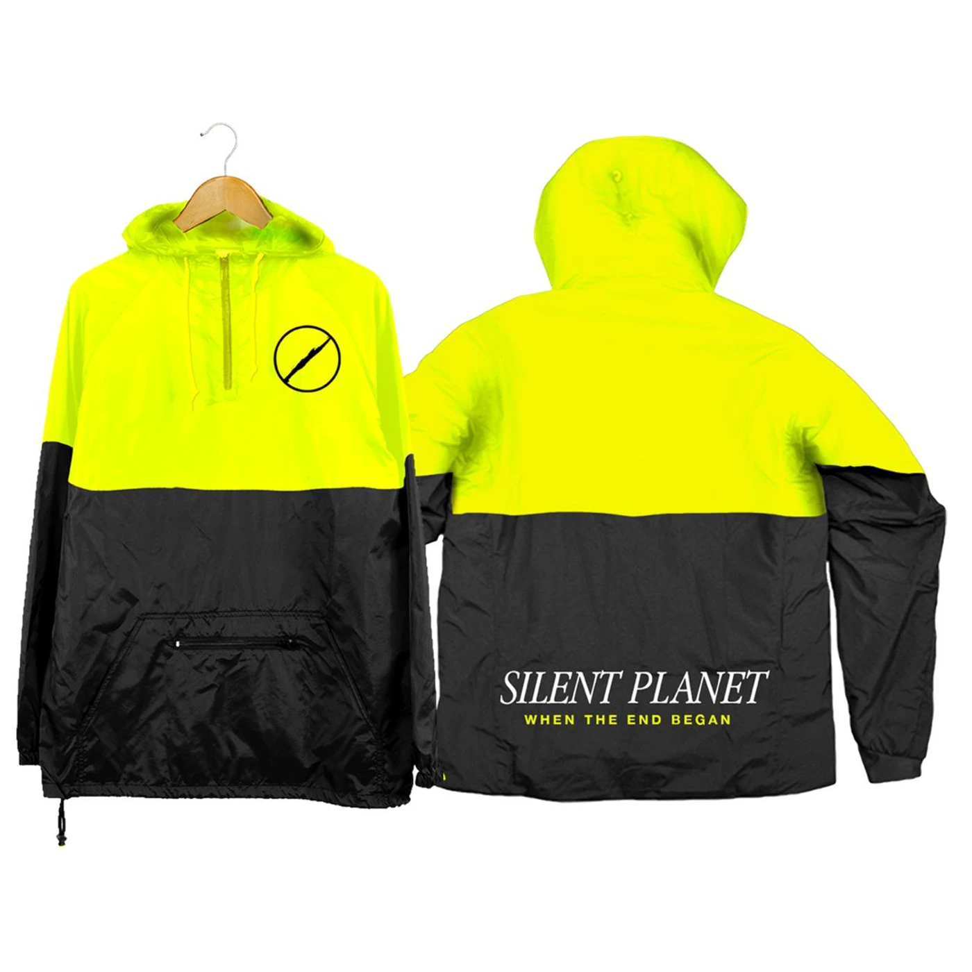 Silent Planet WTEB REFLECTIVE YELLOW VS BLACK WINDBREAKER