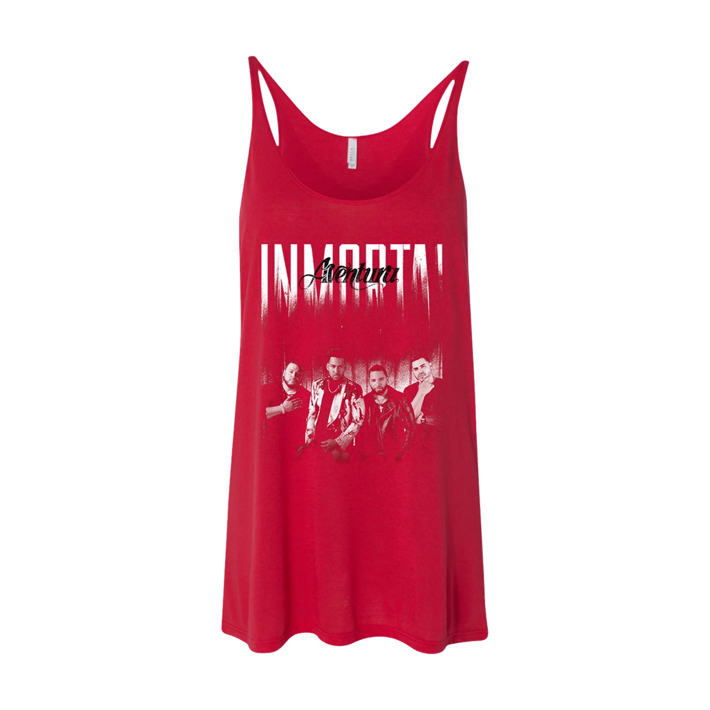 Aventura Inmortal Tour Red Tank Top