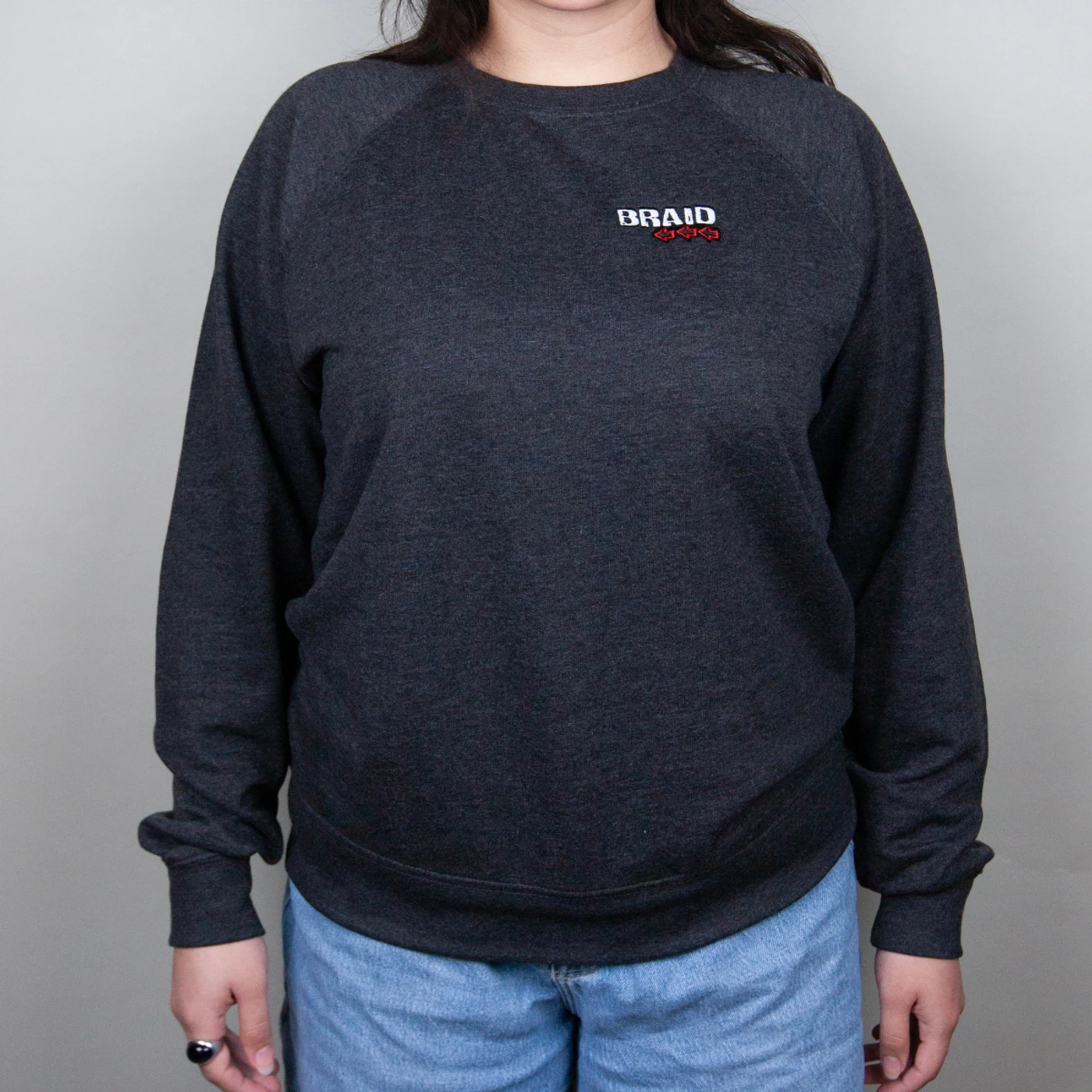 Braid Arrows Logo Crewneck (Embroidered)
