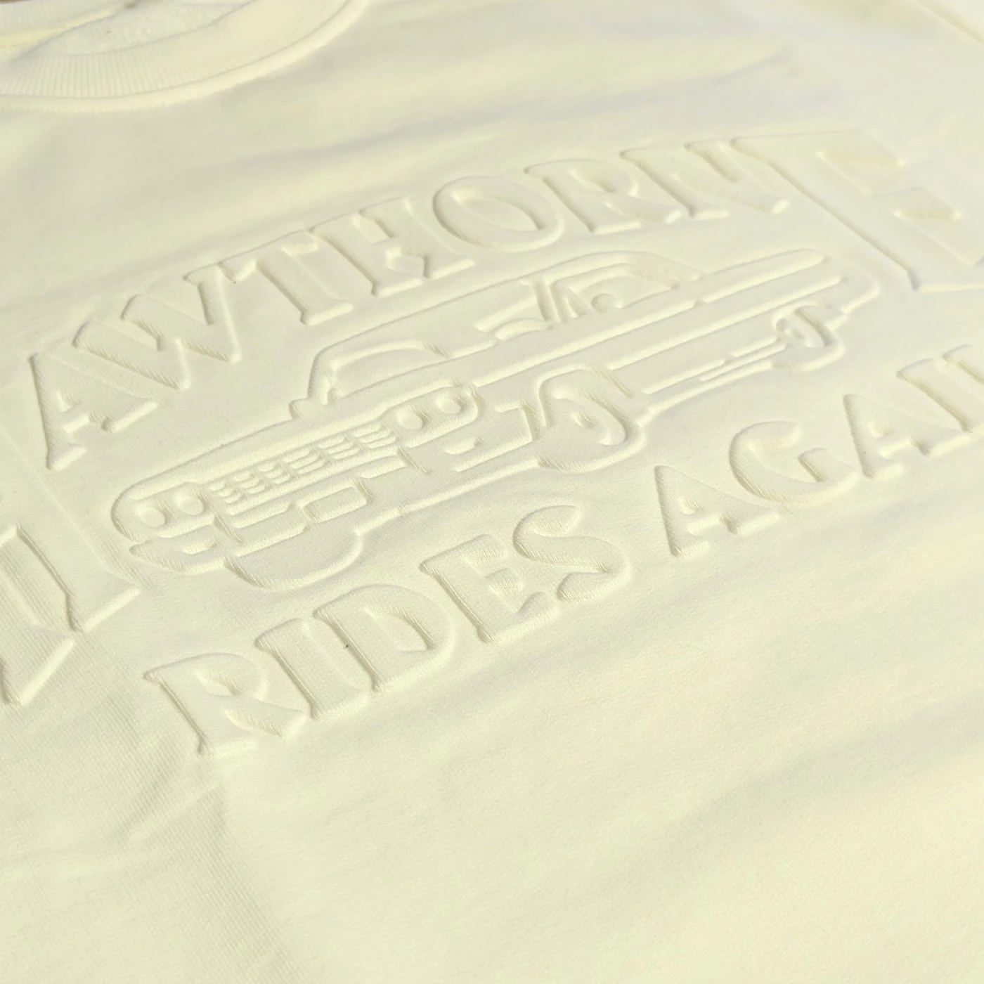 Mayer Hawthorne Hawthorne Rides Again Embossed Crewneck