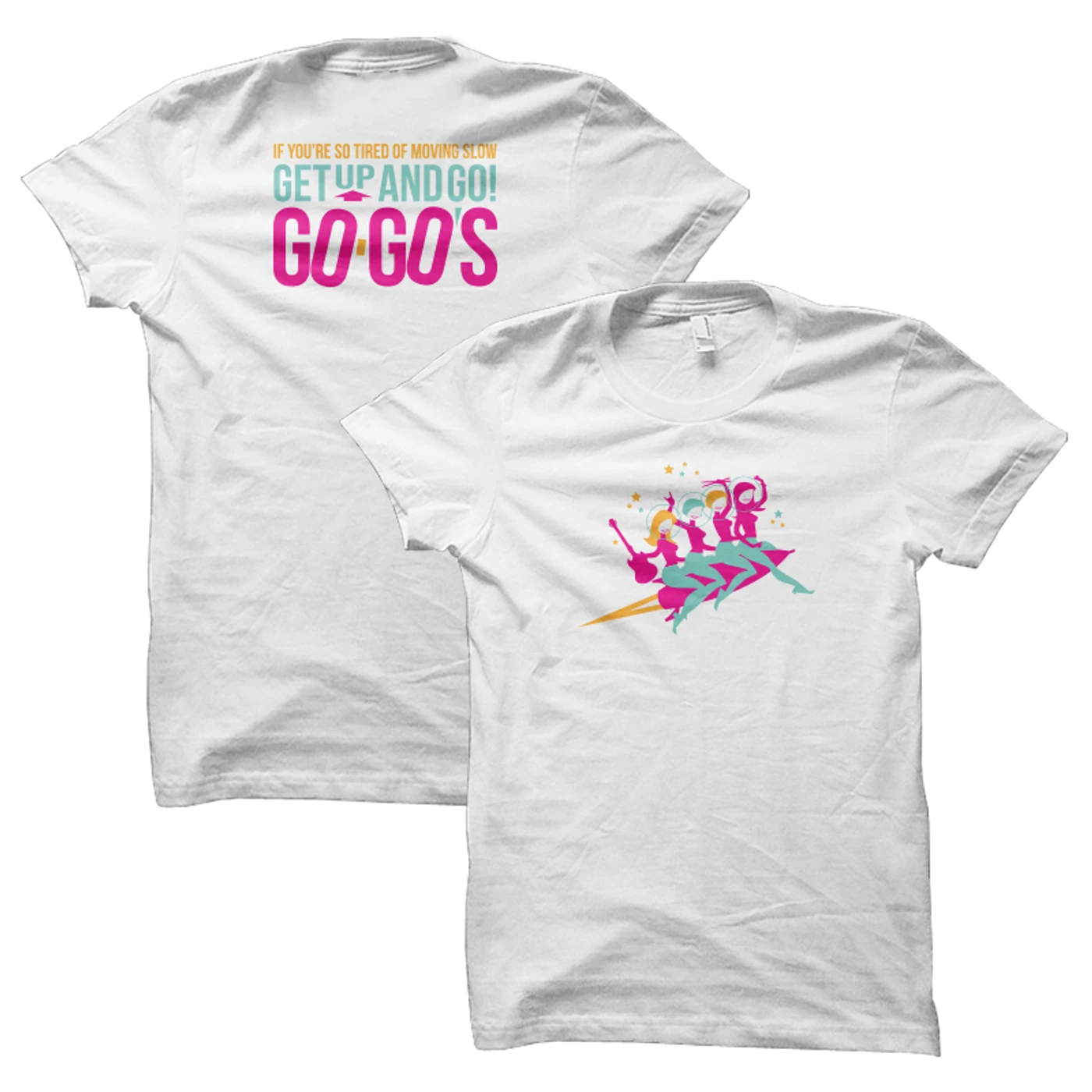 The Go-Go's Get Up and Go Ladies Tee