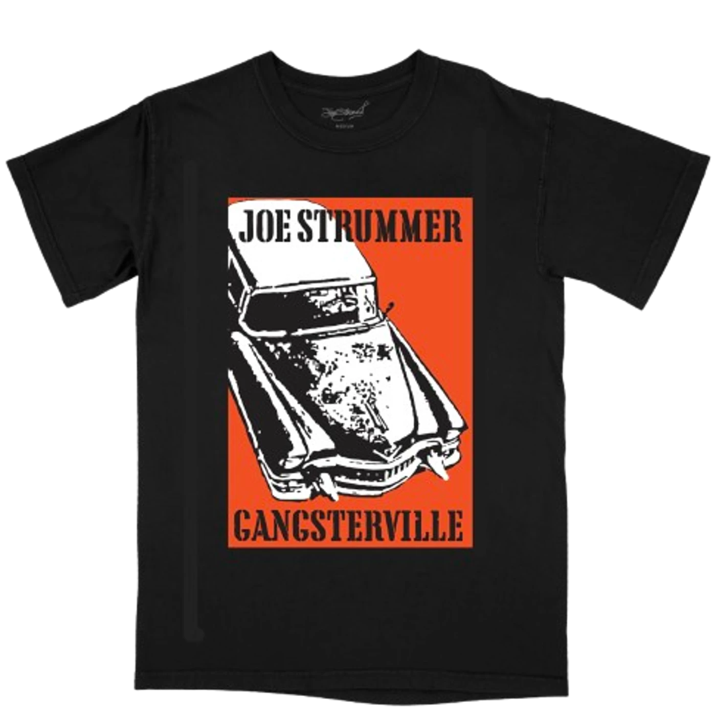 Joe Strummer Vintage Gangsterville Black T-Shirt