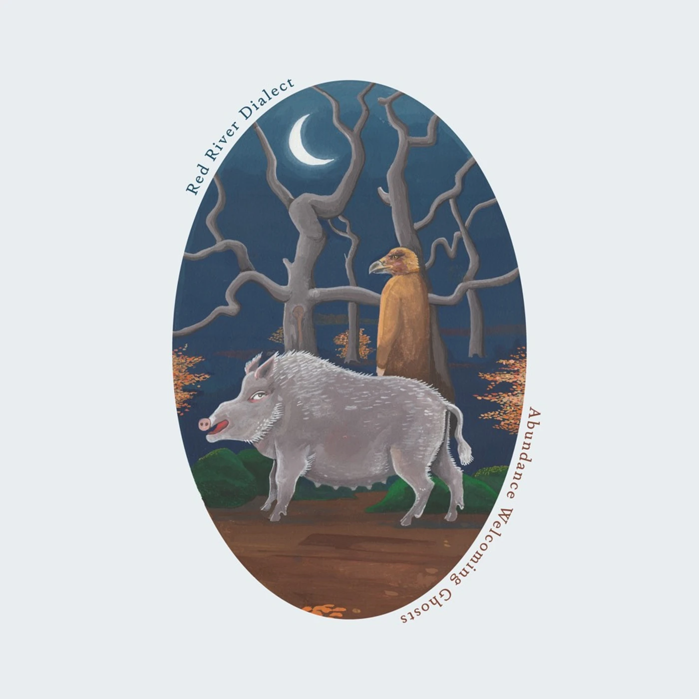 Red River Dialect ABUNDANCE WELCOMING GHOSTS (GHOST WHITE VINYL) Vinyl Record