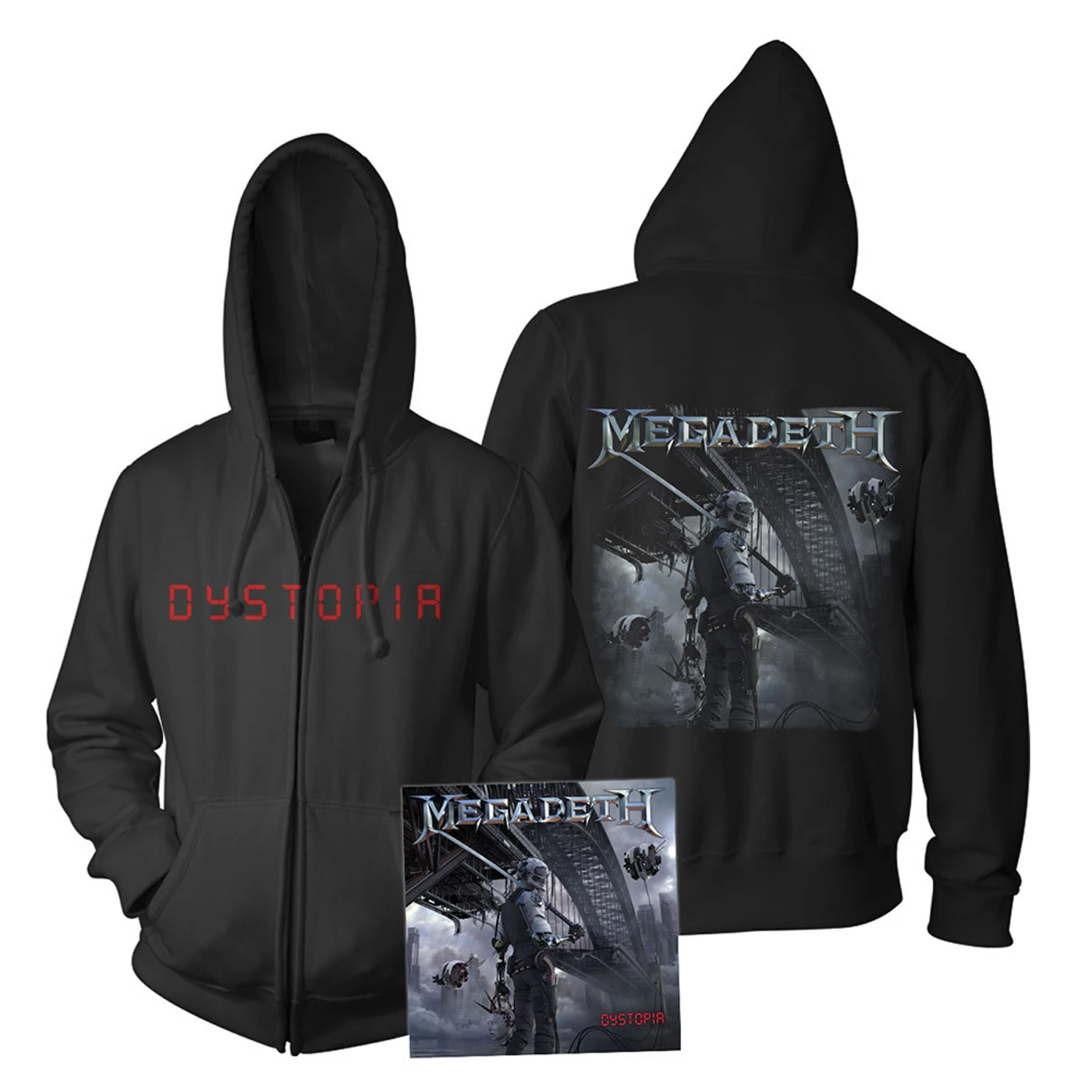 Megadeth Dystopia CD & Hoodie