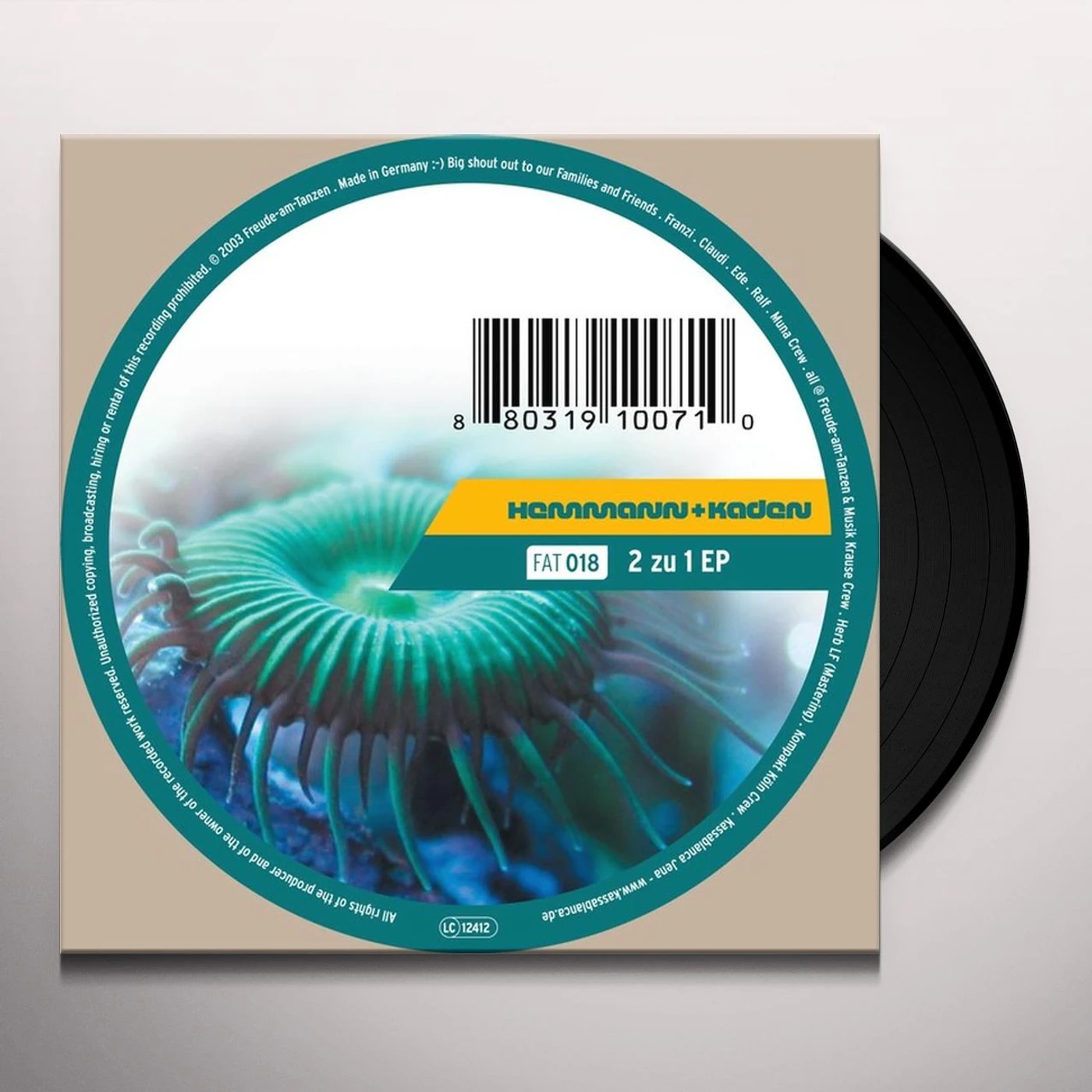 Hemmann & Kaden 2 ZU 1 Vinyl Record