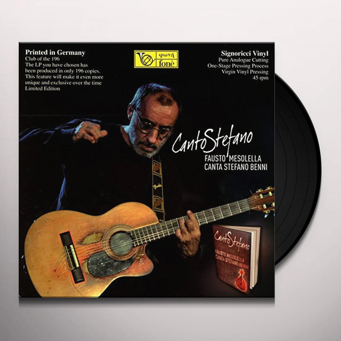 Fausto Mesolella CANTO STEFANO (45RPM) Vinyl Record