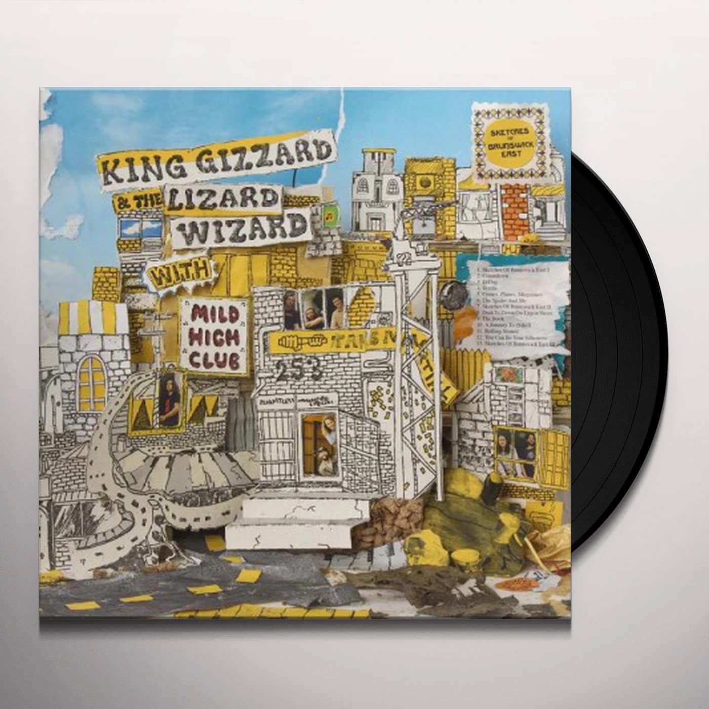King Gizzard & The Lizard Wizard SKETCHES OF BRUNSWICK EAST (FEAT MILE HIGH CLUB) Vinyl Record