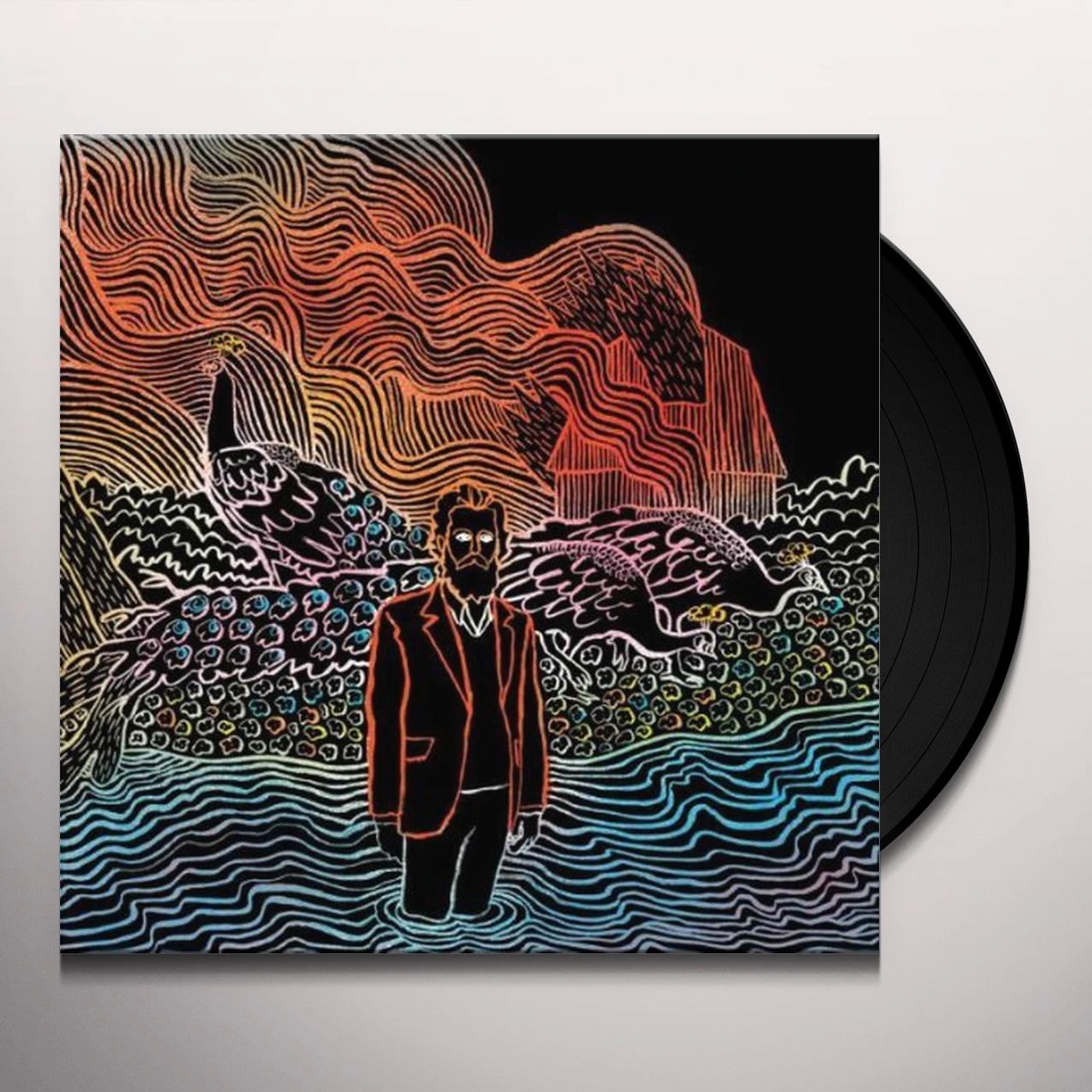 Iron & Wine KISS EACH OTHER CLEAN Vinyl Record - UK Release
