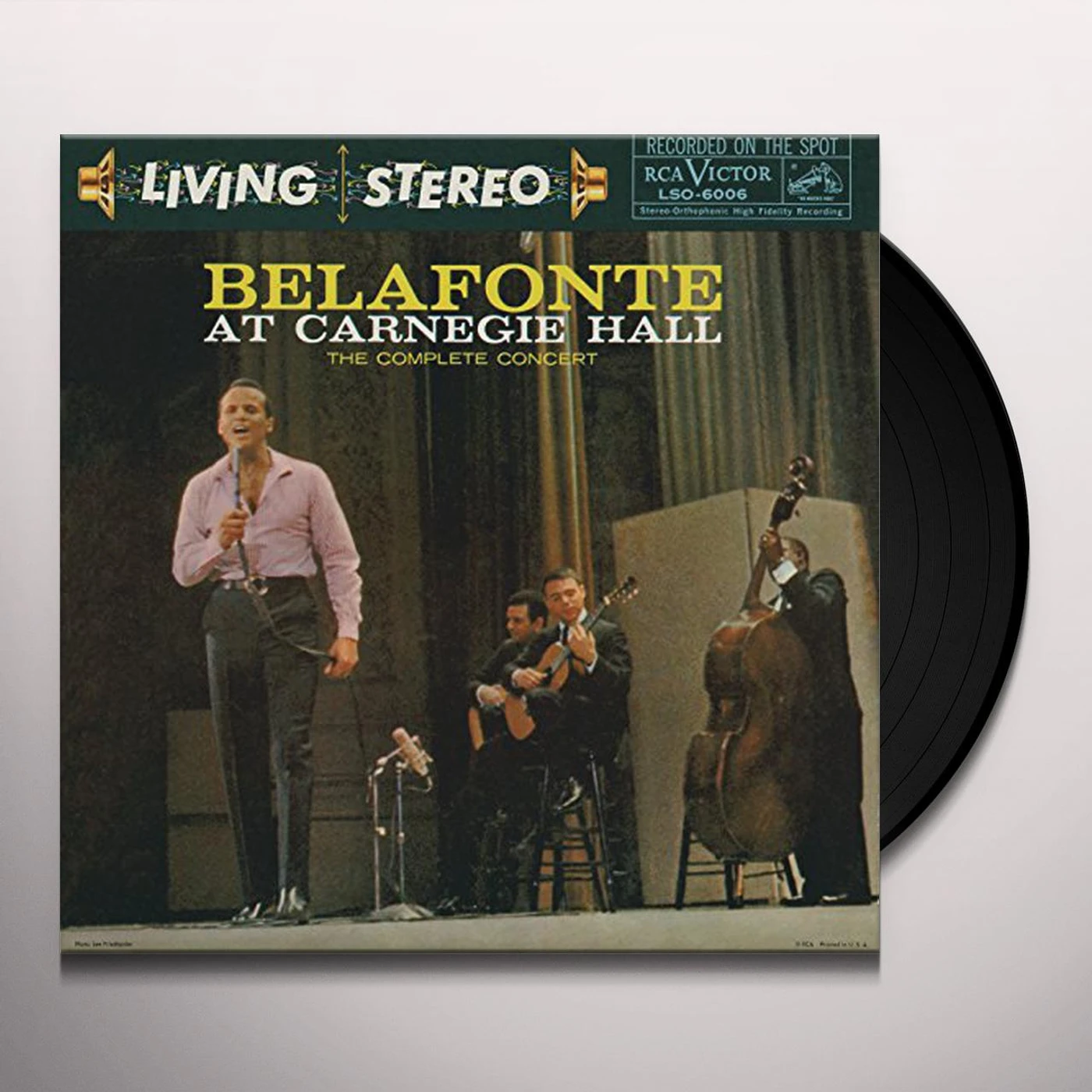 Harry Belafonte BELAFONTE AT CARNEGIE HALL Vinyl Record