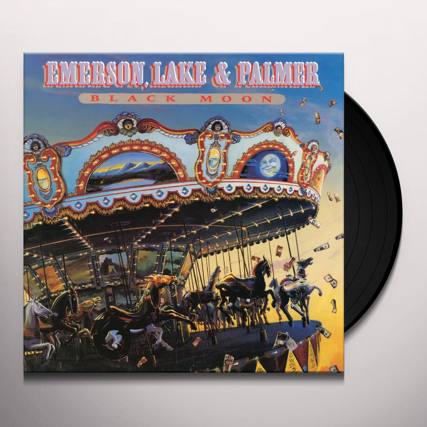 Emerson, Lake & Palmer Black Moon Vinyl Record
