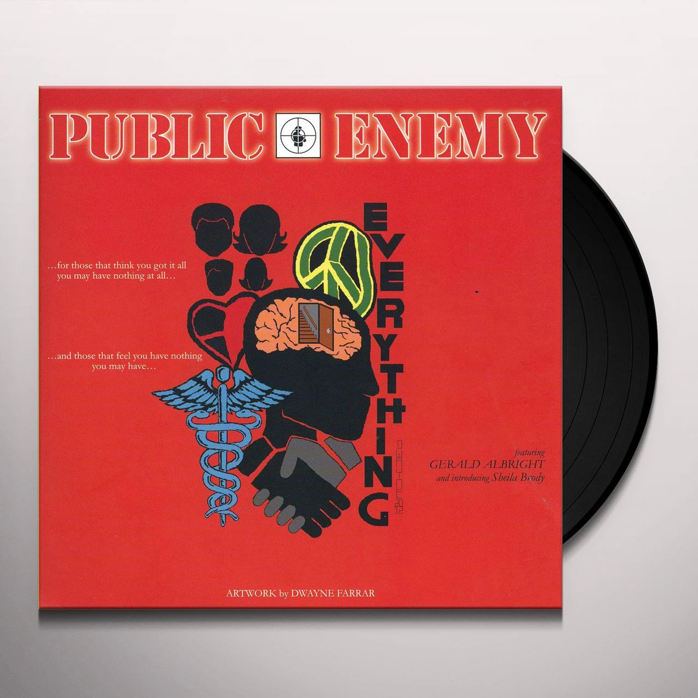 Public Enemy EVERYTHING / I SHALL NOT BE MOVED Vinyl Record