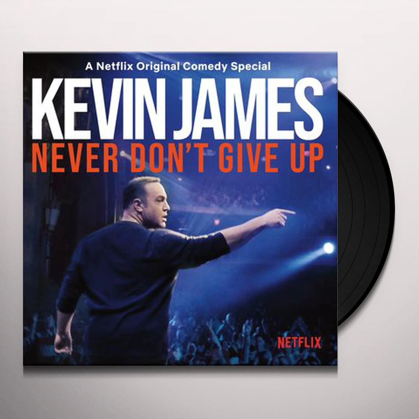 Kevin James Never Don't Give Up Vinyl Record