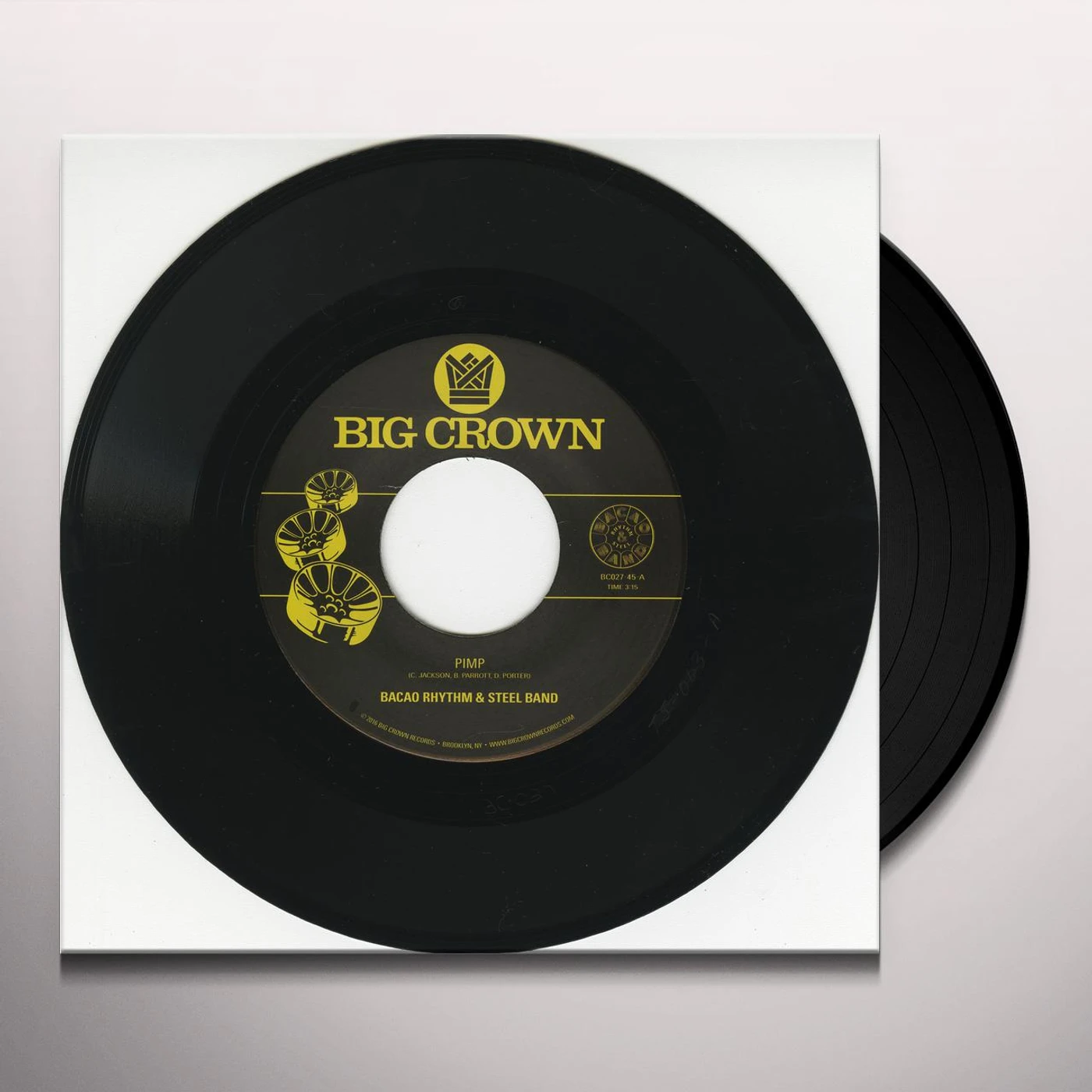 Bacao Rhythm & Steel Band PIMP / POLICE IN HELICOPTER Vinyl Record