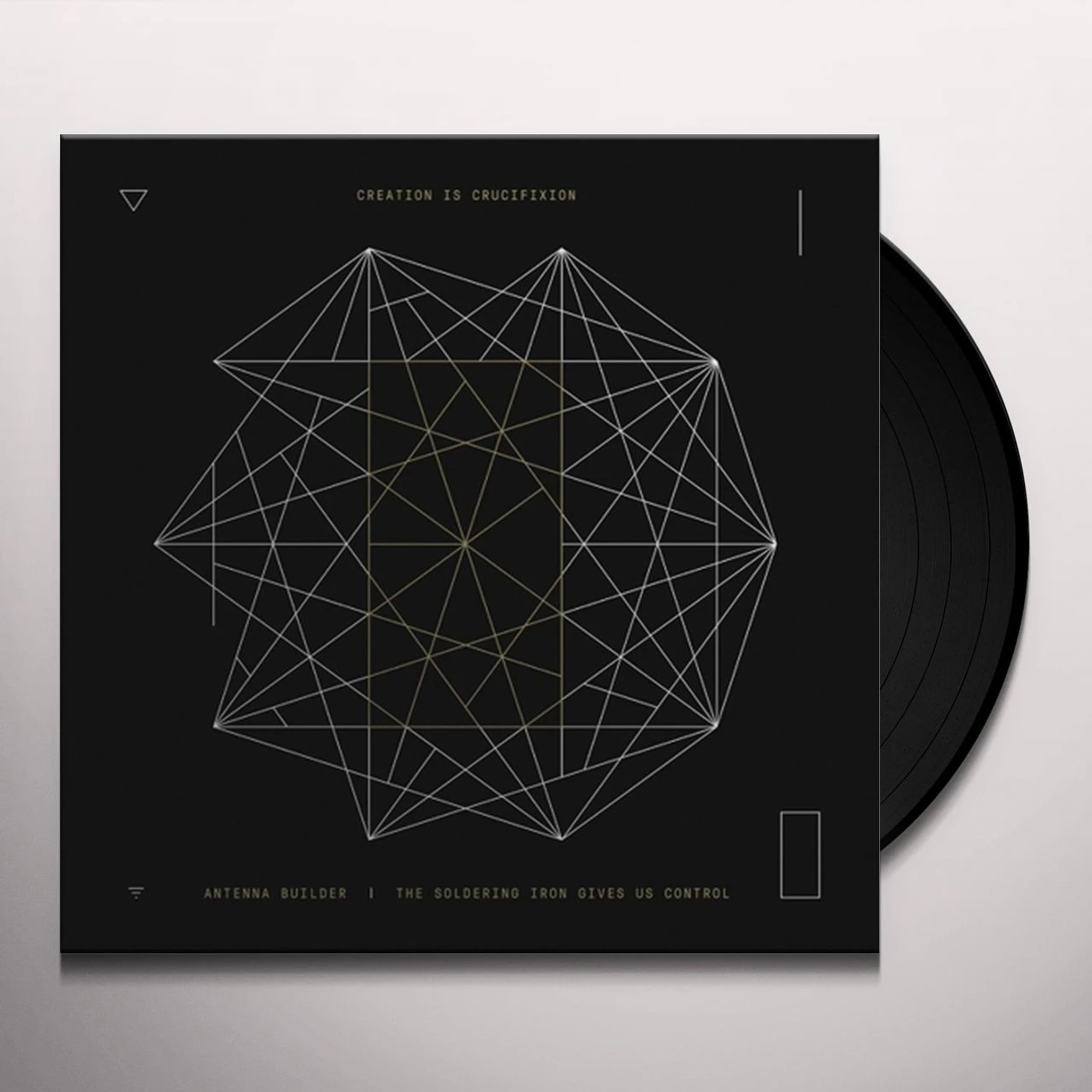 Creation is Crucifixion ANTENNA BUILDER + RERECORDED SPLITS / LIVE IN GENE Vinyl Record