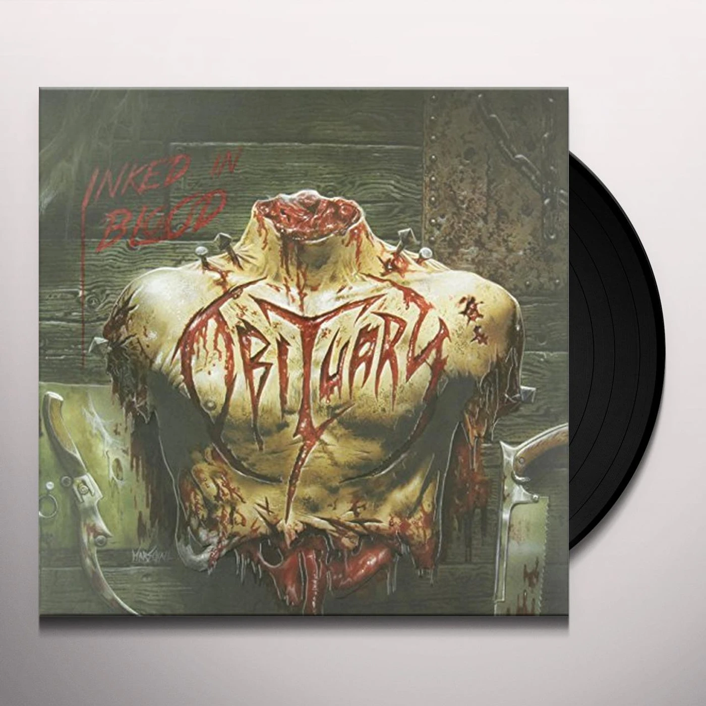 Obituary Inked In Blood Vinyl Record