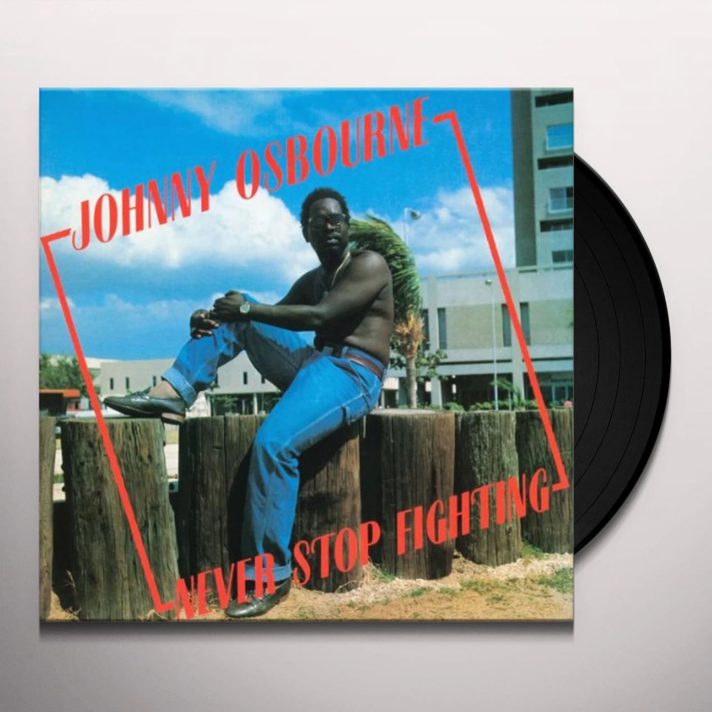 Johnny Osbourne Never Stop Fighting Vinyl Record