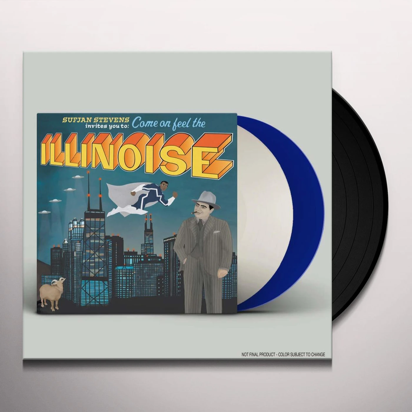 Sufjan Stevens ILLINOIS: SPECIAL 10TH ANNIVERSARY BLUE MARVEL EDI Vinyl Record