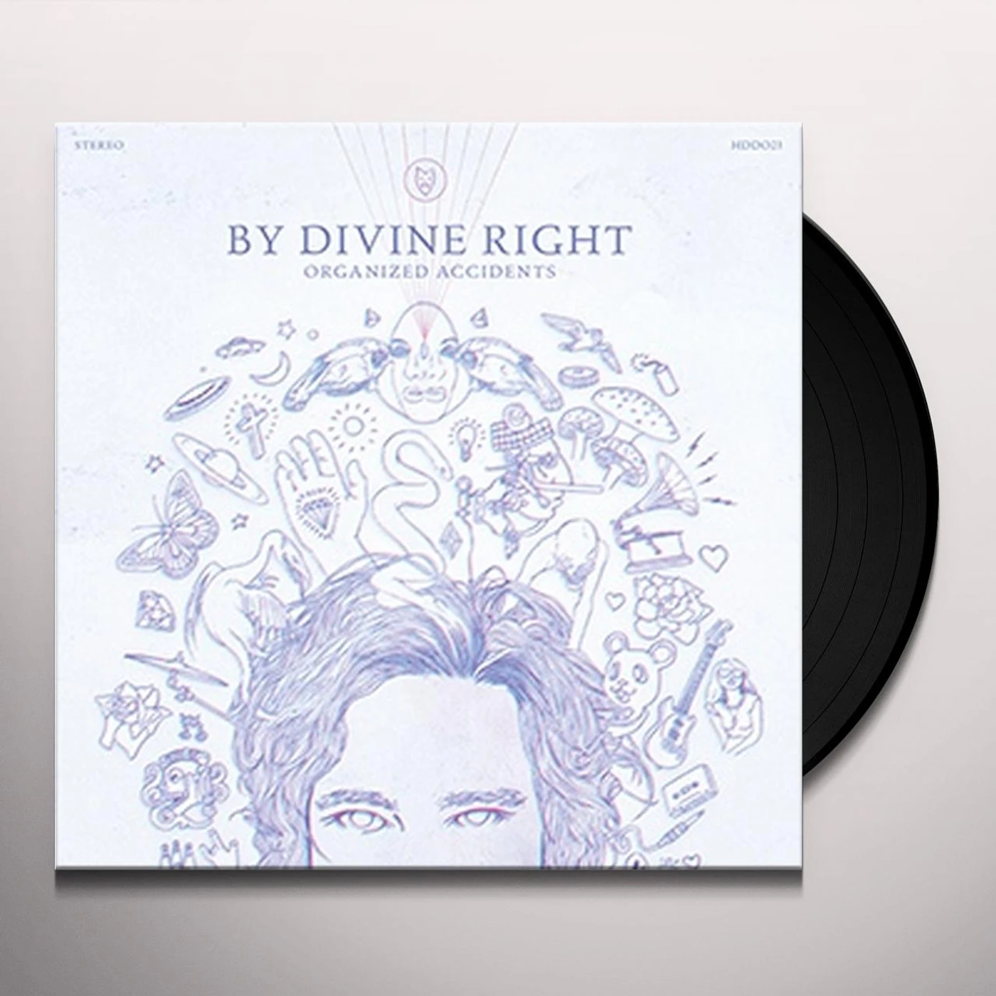 By Divine Right ORGANIZED ACCIDENTS Vinyl Record - Canada Release