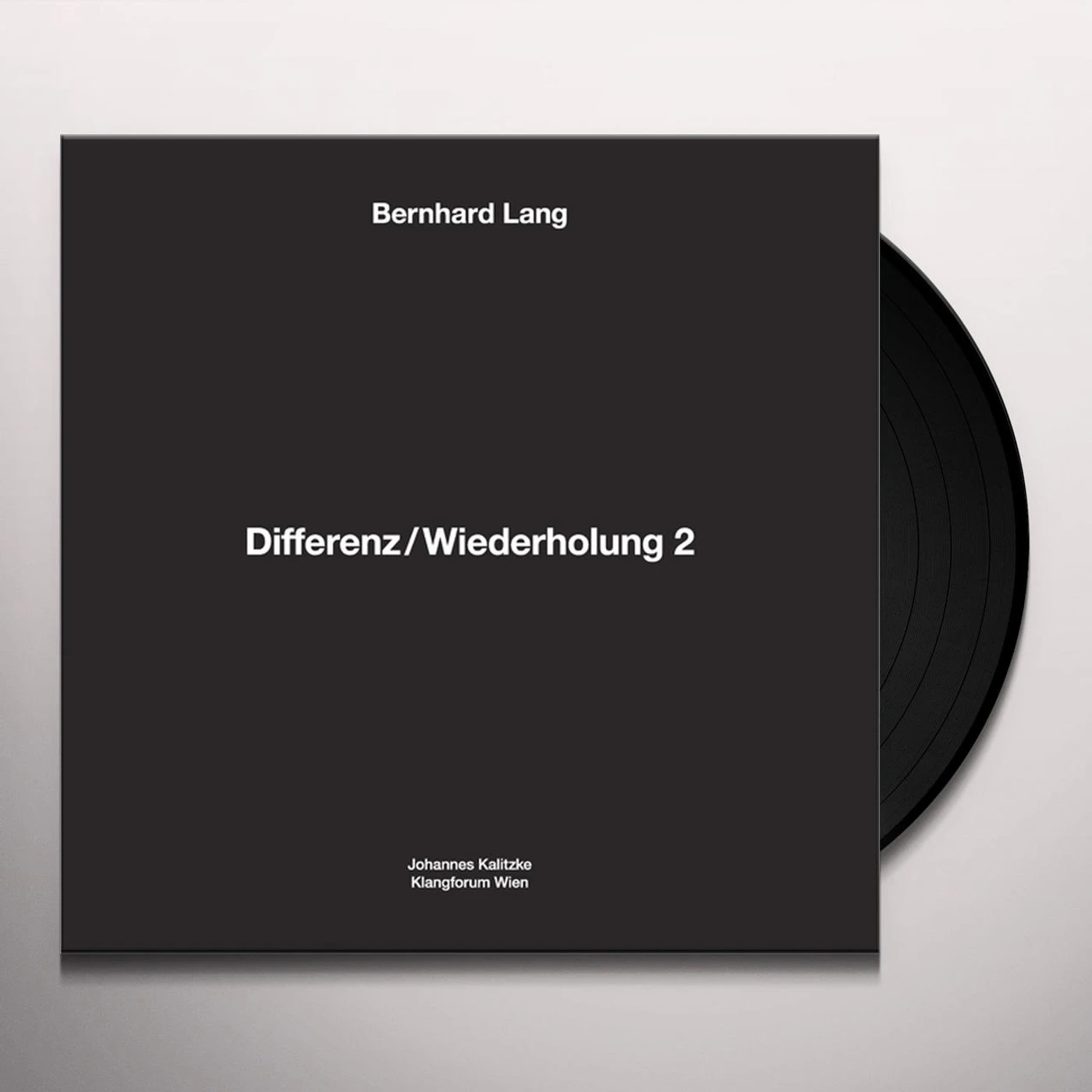 Bernhard Lang DIFFERENZ / WIEDERHOLUNG 2 Vinyl Record