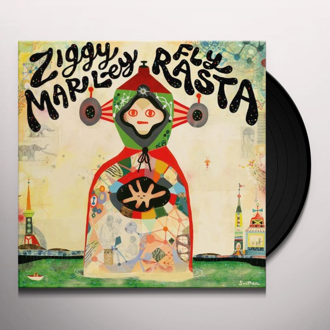 Ziggy Marley Fly Rasta Vinyl Record