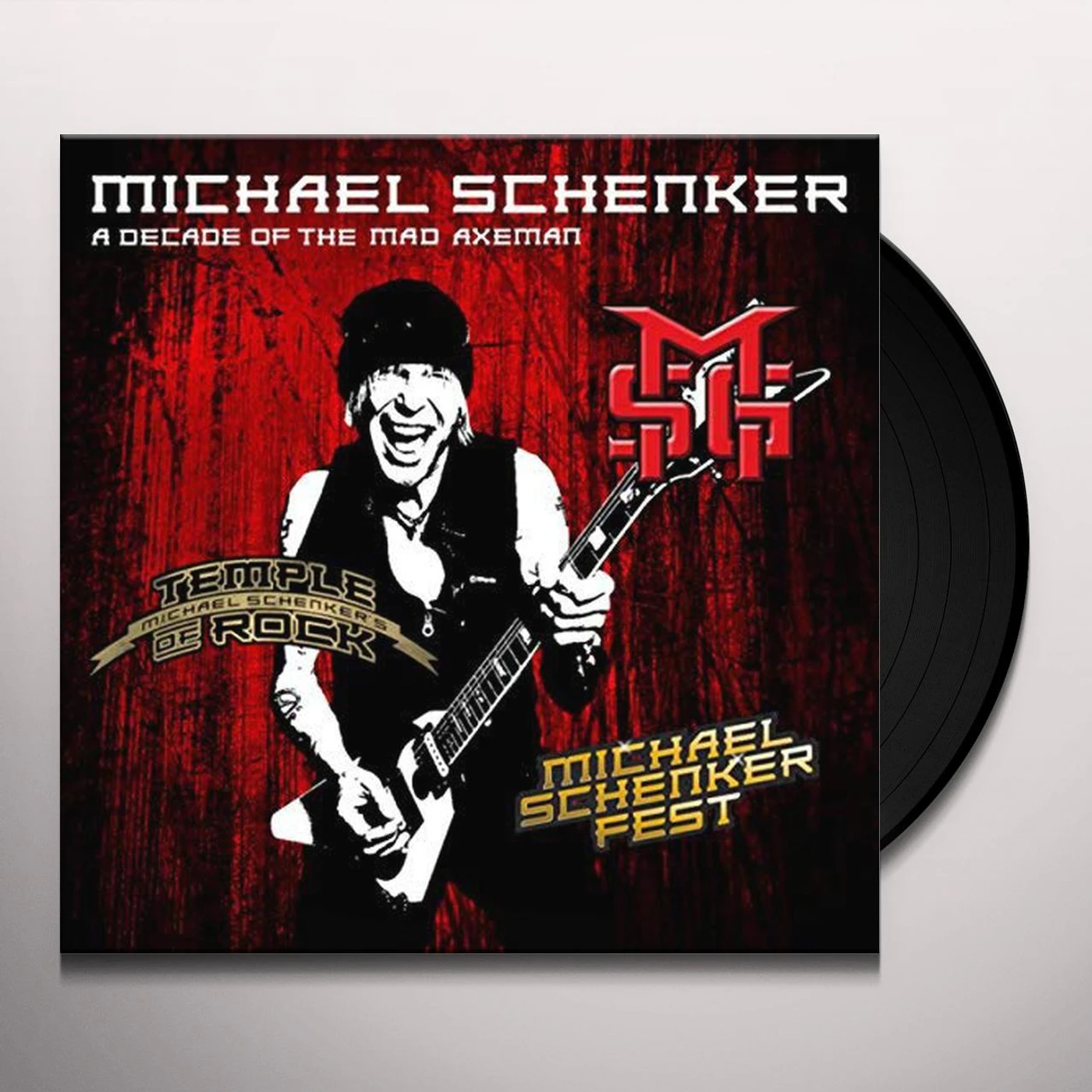 Michael Schenker Group DECADE OF THE MAD AXEMAN (LIVE RECORDINGS) Vinyl Record