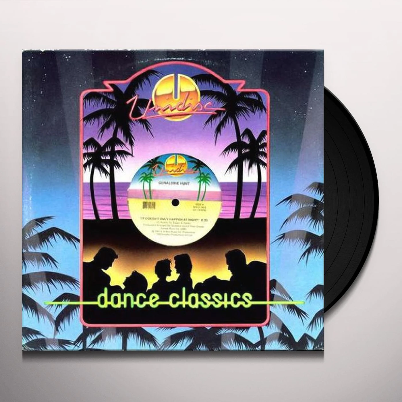 Geraldine Hunt IT DOESN'T ONLY HAPPEN AT NIGHT Vinyl Record - Canada Release