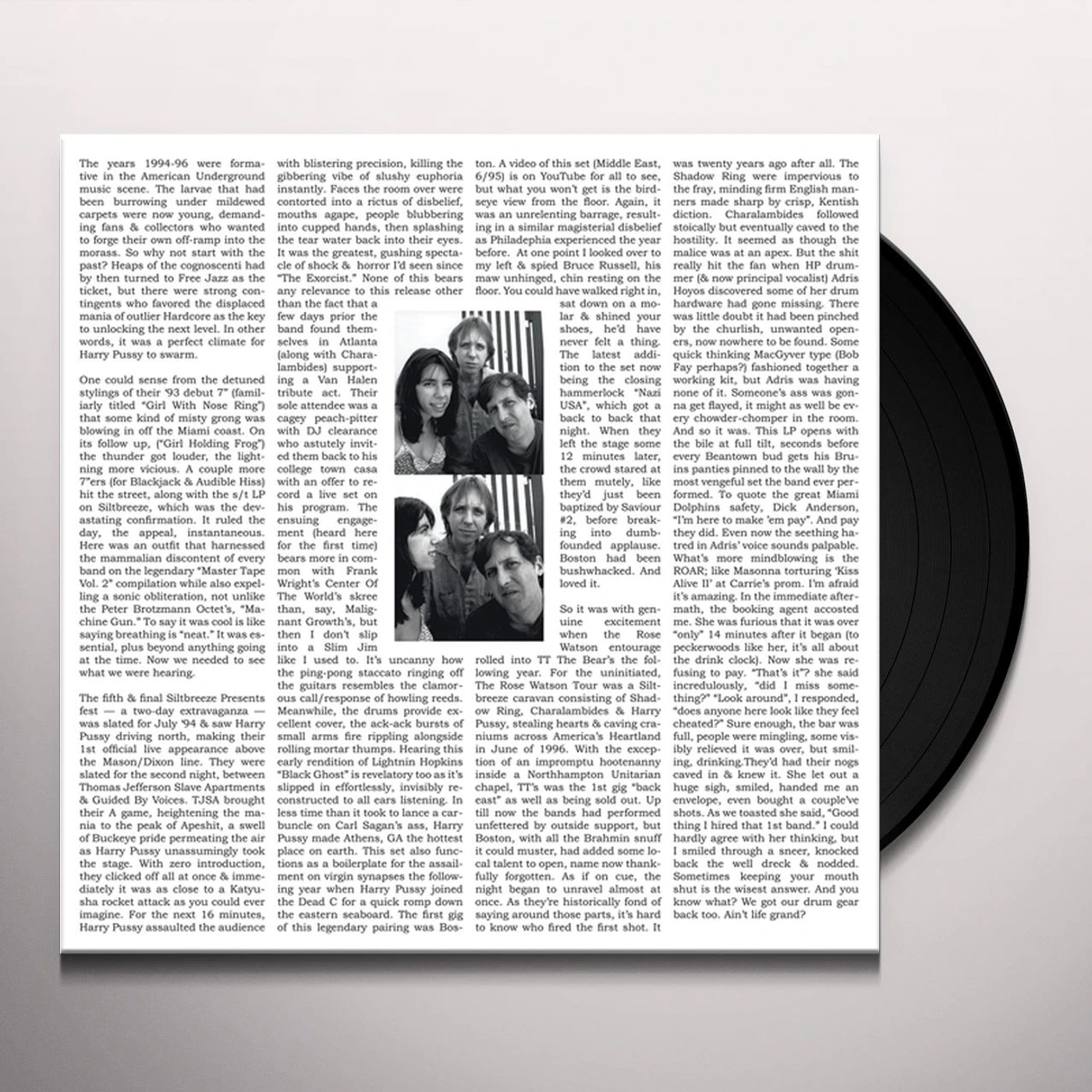 Harry Pussy REAL NEW ENGLAND FUCK UP Vinyl Record