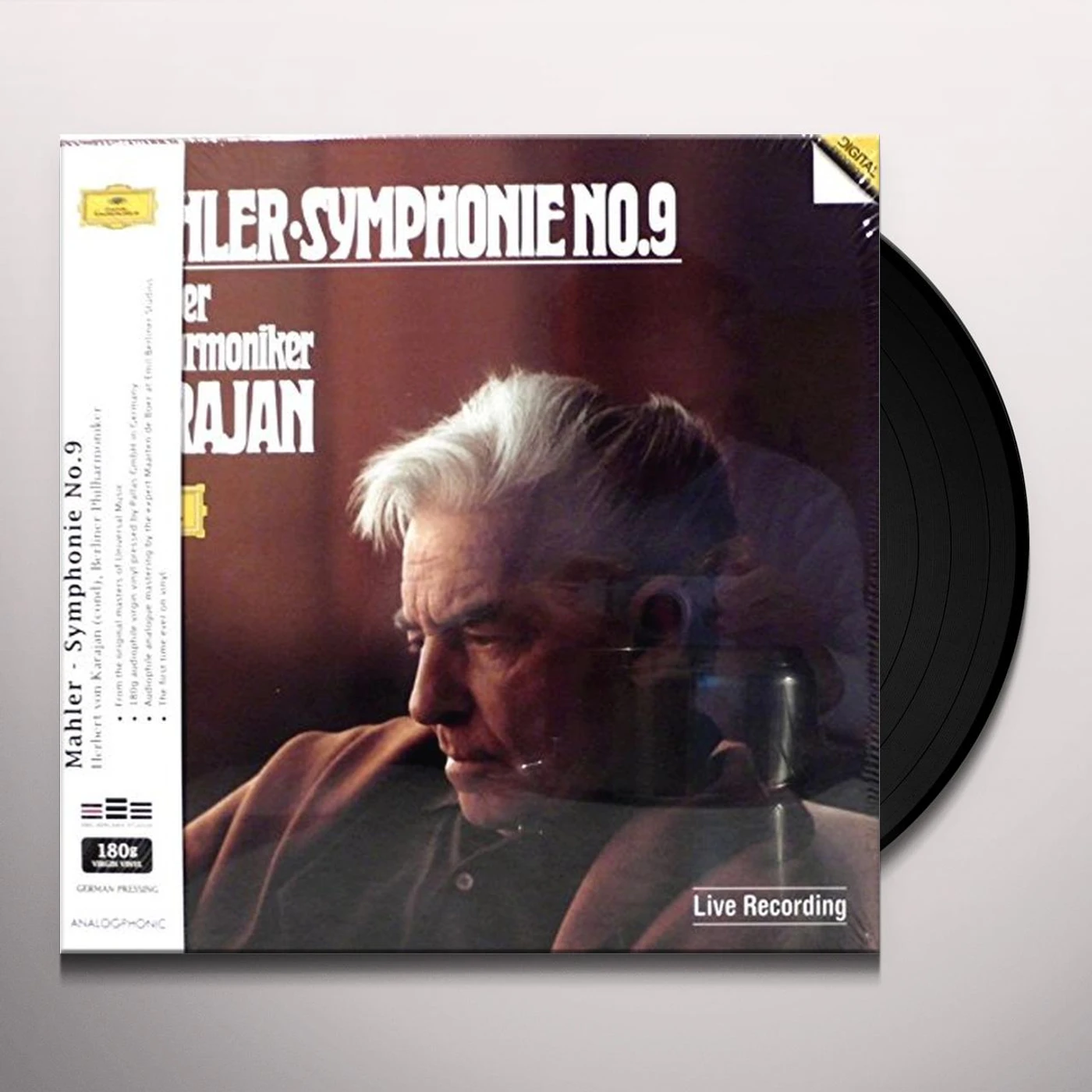 Herbert von Karajan MAHLER: SYMPHONY NO. 9 Vinyl Record