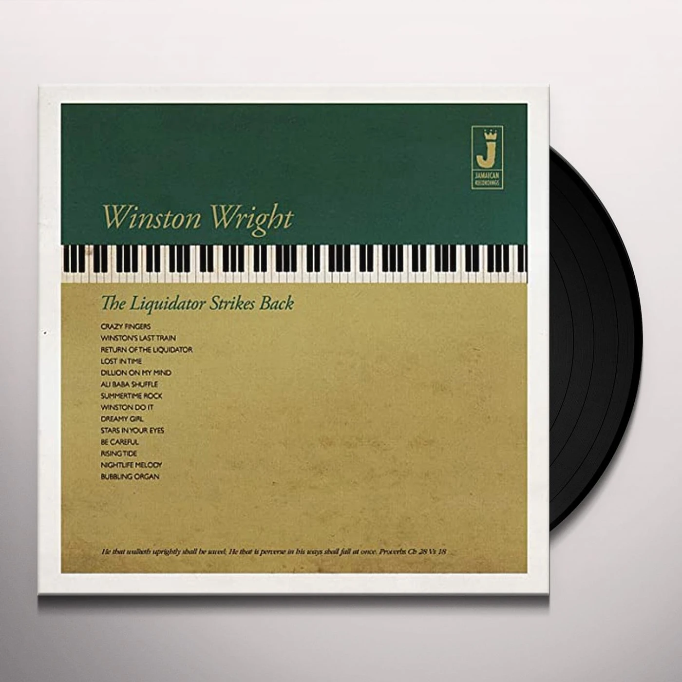 Winston Wright LIQUIDATOR STRIKES Vinyl Record