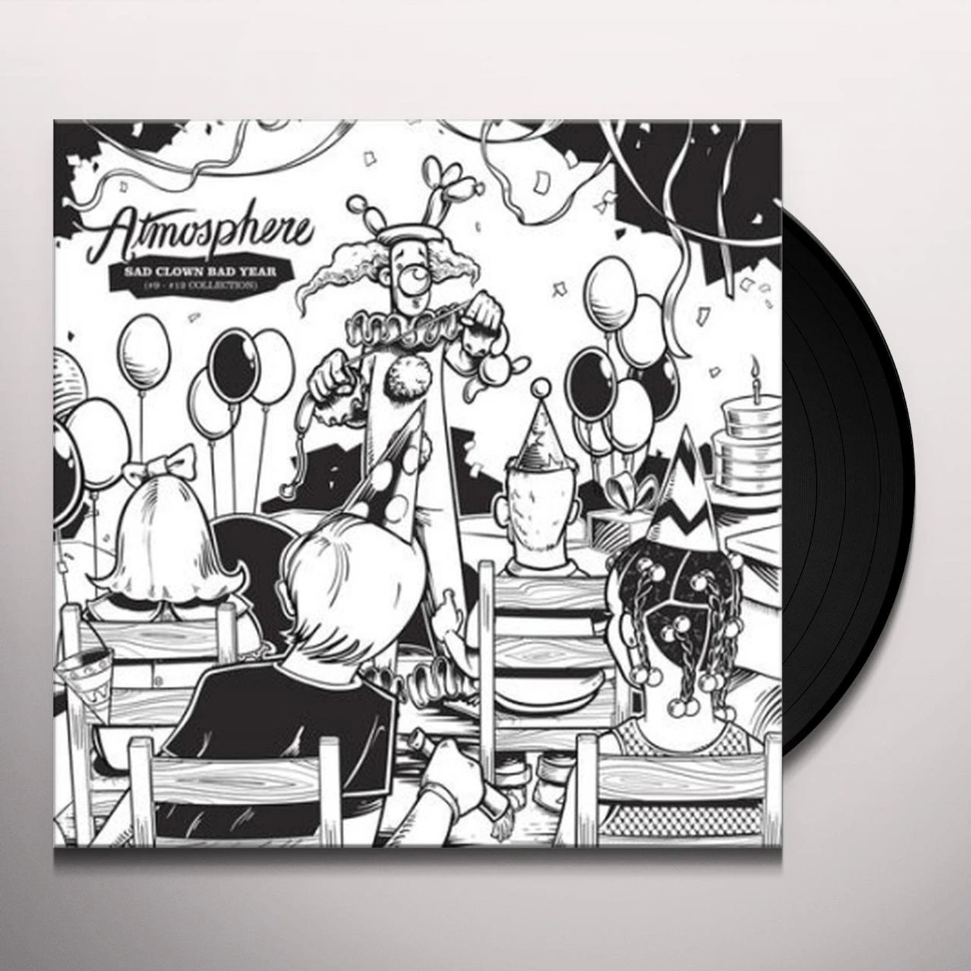 Atmosphere SAD CLOWN BAD YEAR (#9-#12 COLLECTION) - Limited Edition Black & White Colored Vinyl Record