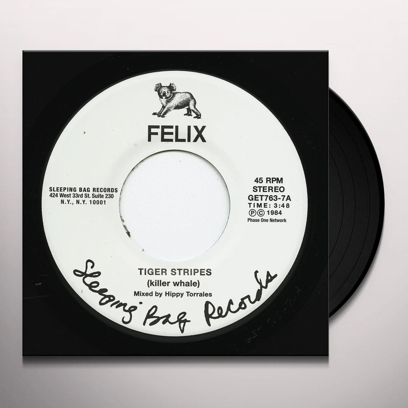 Felix TIGER STRIPES / YOU CAN'T HOLD ME DOWN Vinyl Record